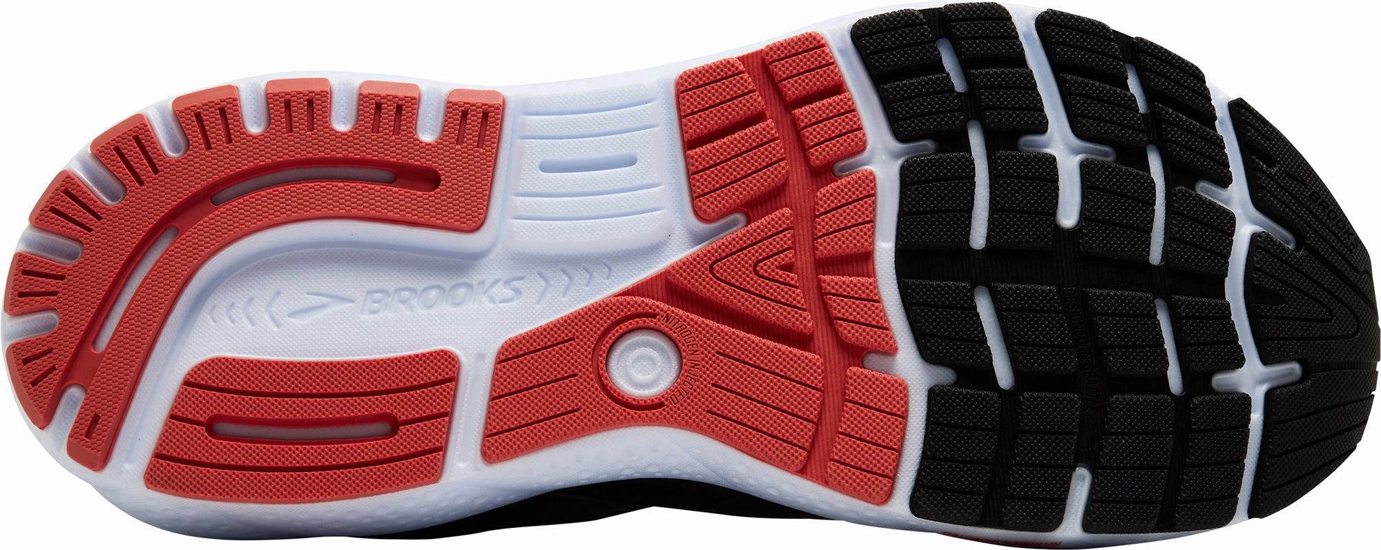 running in a steppe area shoes polar - climate shoes Brooks Ghost 16 Mens Running Shoes - Black