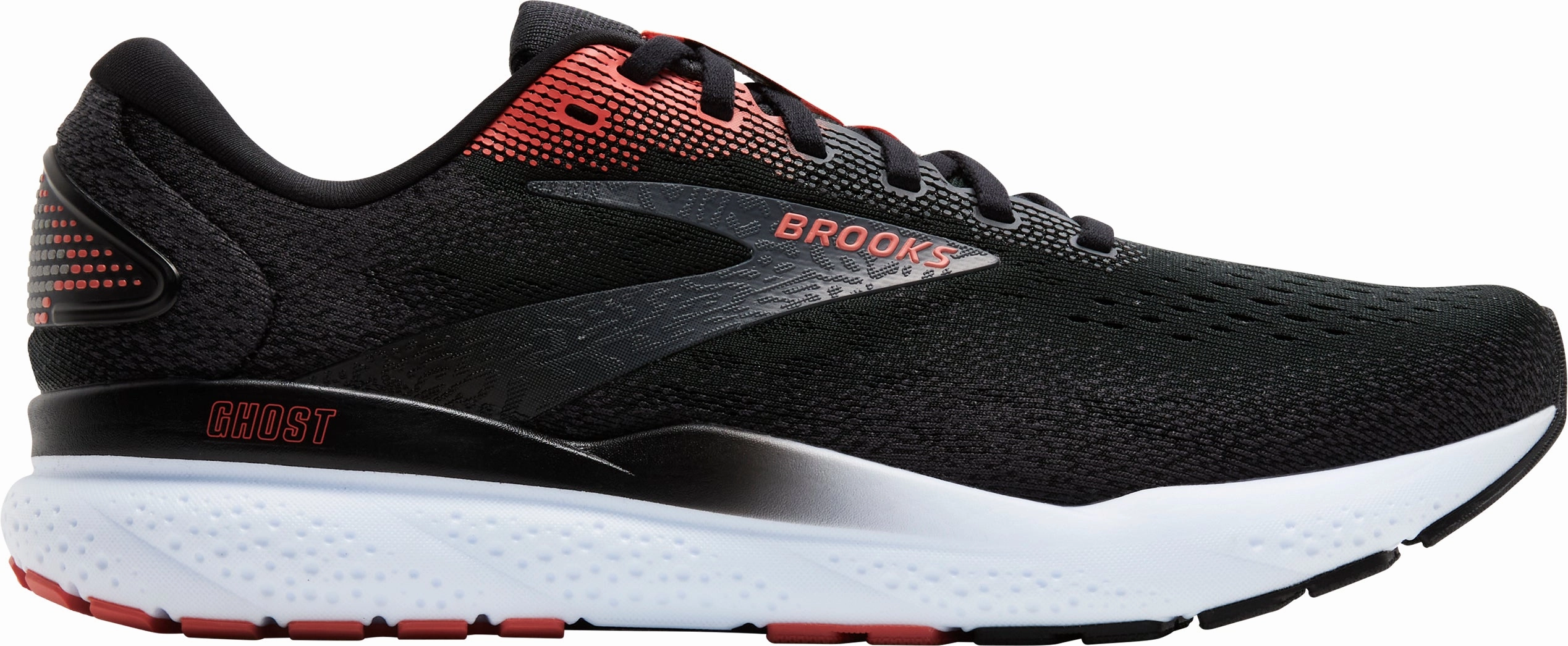 Brooks Ghost 16 Mens Running Shoes - Black Slip   On Design cold weather running shoe situation