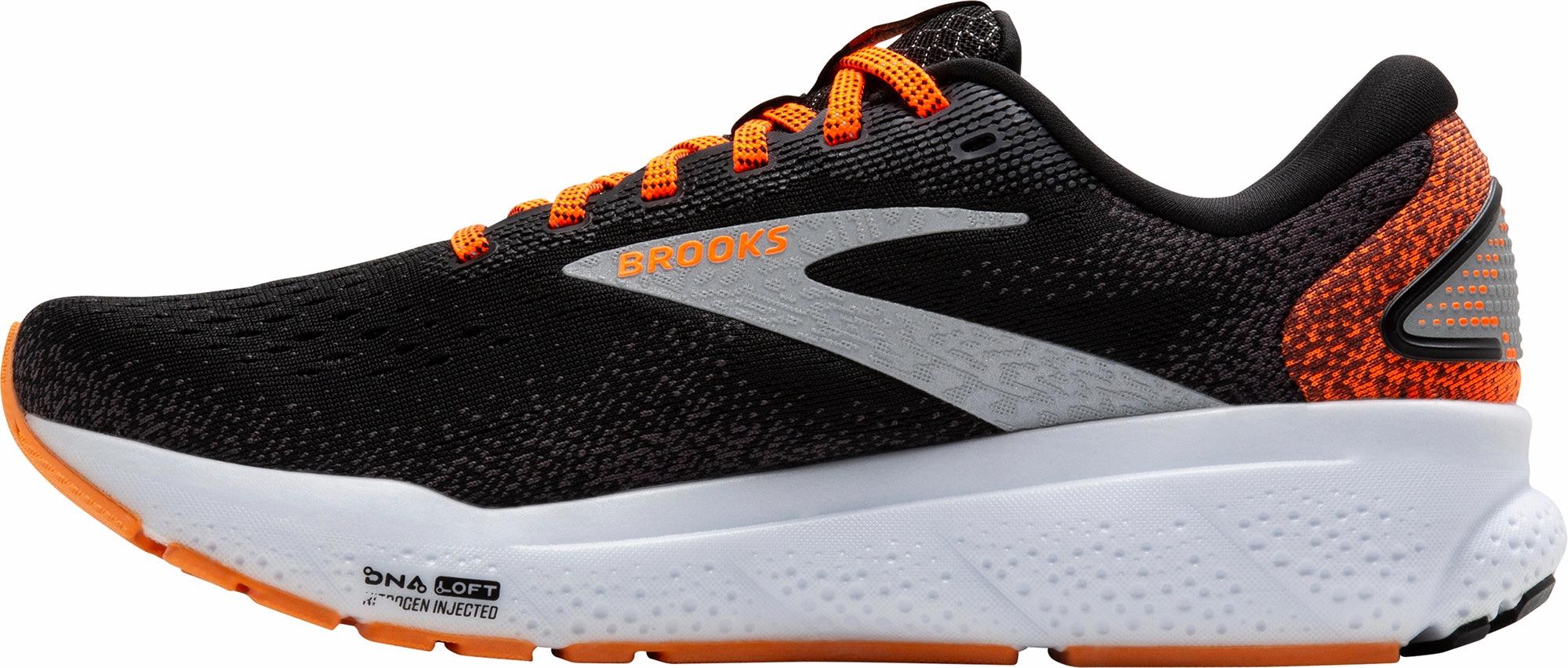 Brooks Ghost 16 Womens Running Shoes - Black Rough