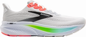 Brooks Ghost 17 Mens Running Shoes - White adjustable shoe fit ground - feel shoes