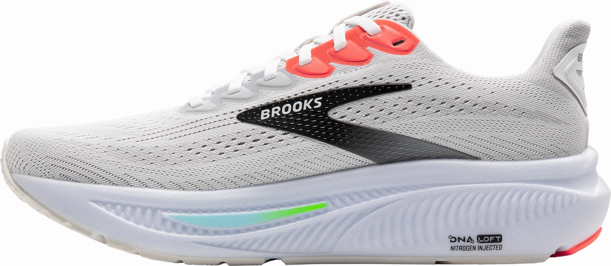 gel shoes Brooks Ghost 17 Mens Running Shoes - White