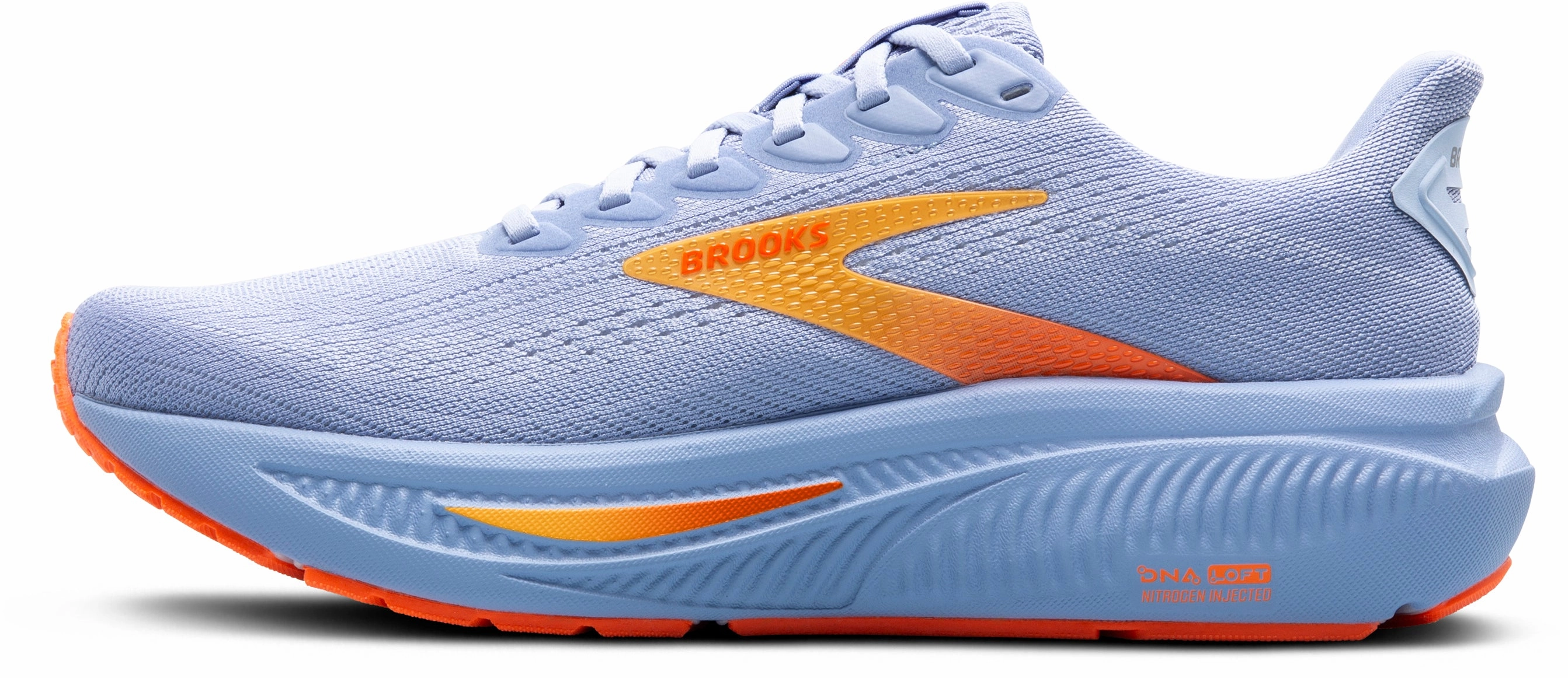 Brooks Ghost 17 Womens Running Shoes - Blue Comfort Heel