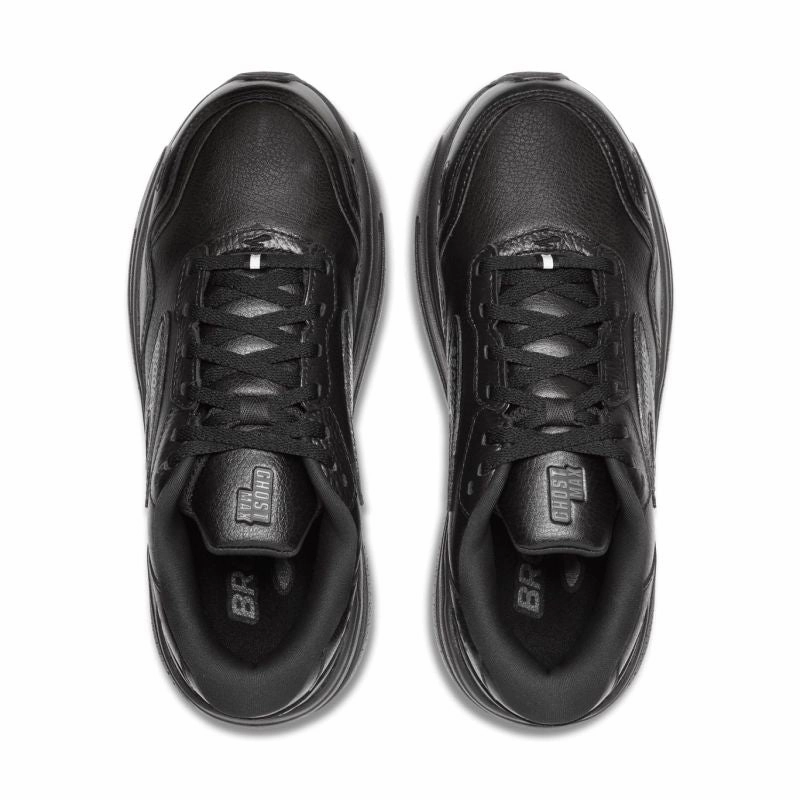 wellness journey Quiet Brooks Ghost Max 2 LEATHER D WIDE Womens Walking Shoes