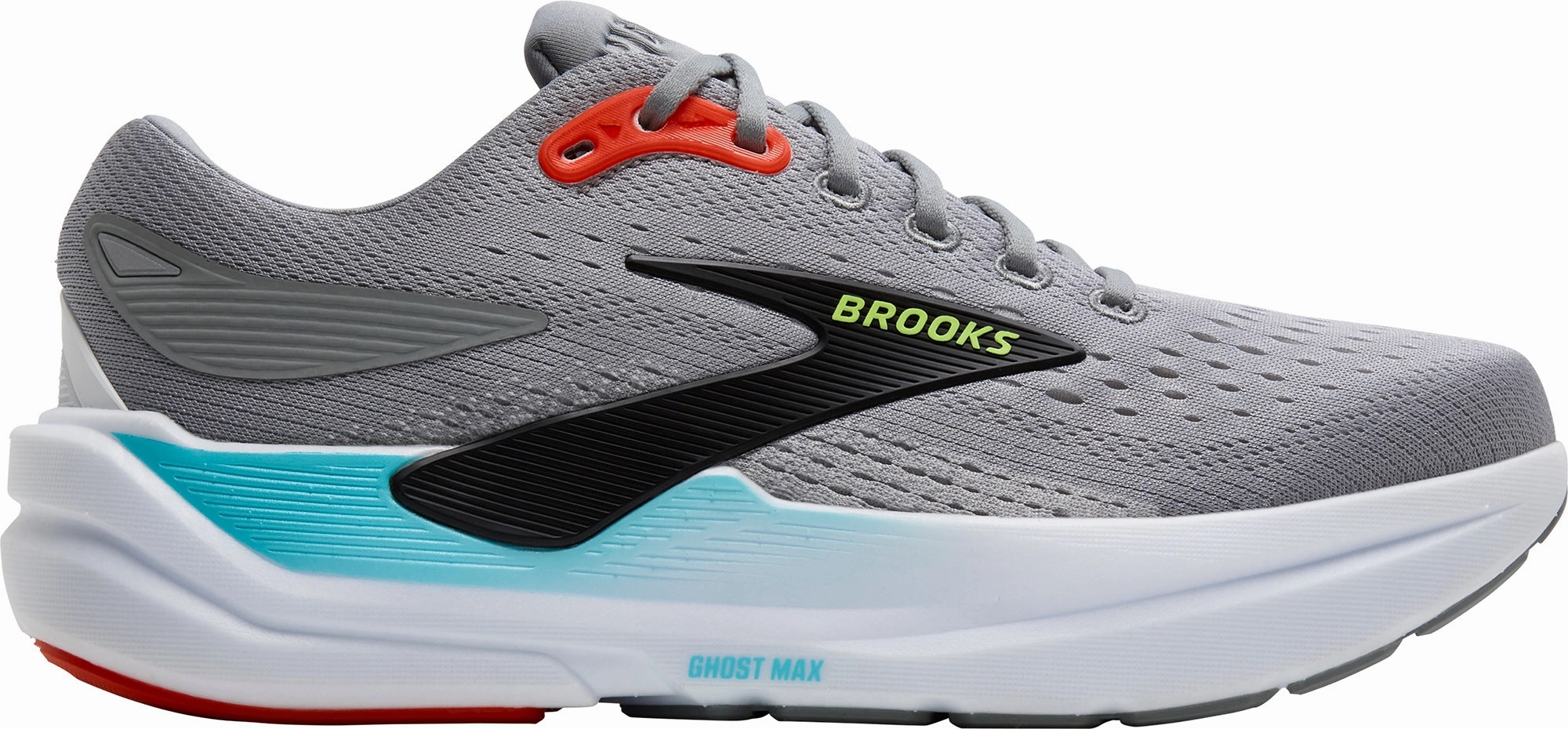 Rolling Motion Design Bounce Back Brooks Ghost Max 3 Mens Running Shoes - Grey