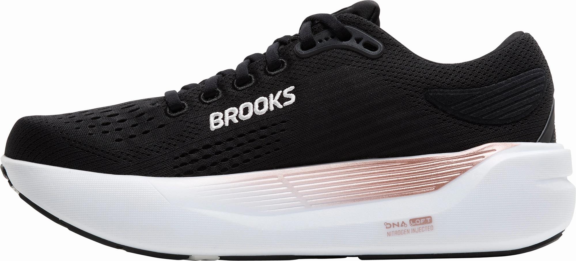 running on inclined ground Brooks Ghost Max 3 Womens Running Shoes - Black