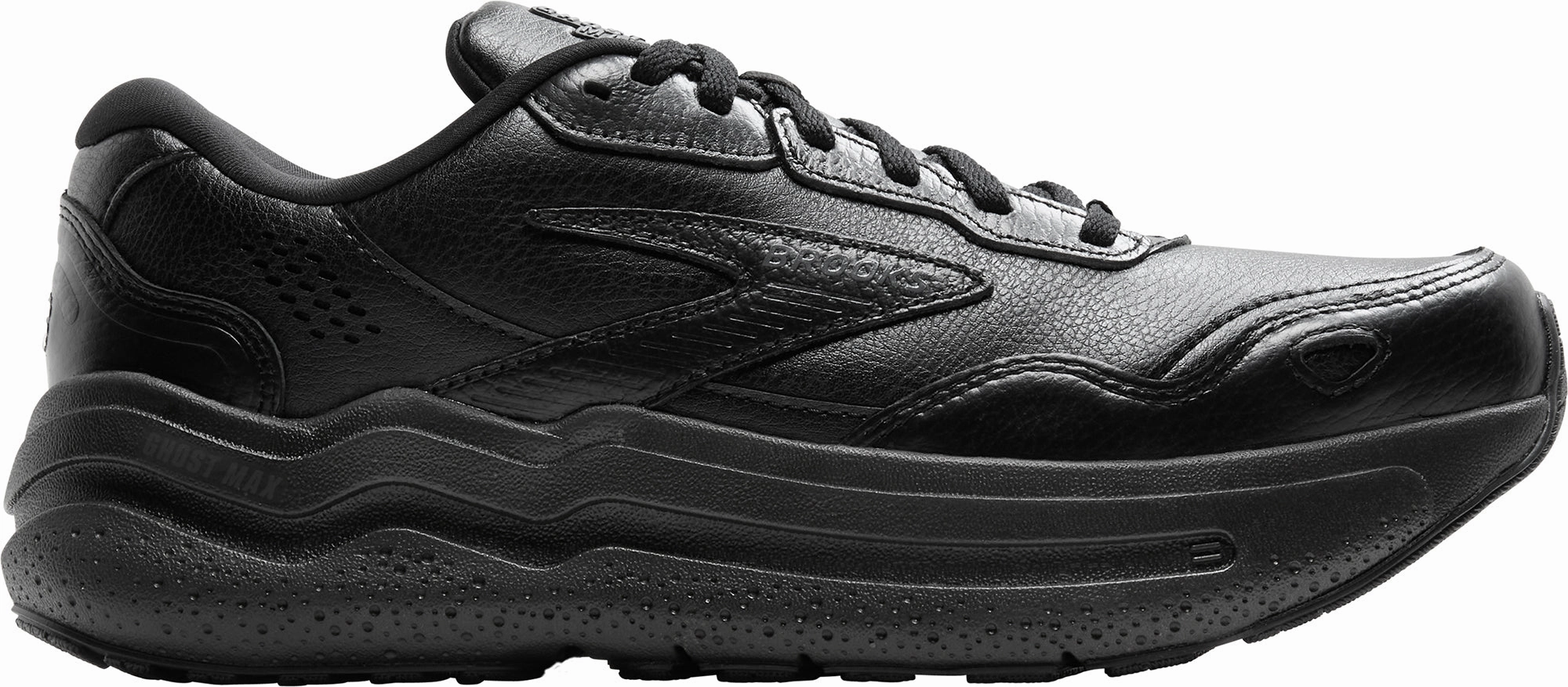 Brooks Ghost Max L Mens Walking Shoes - Black shoe model enhancement lightweight duty