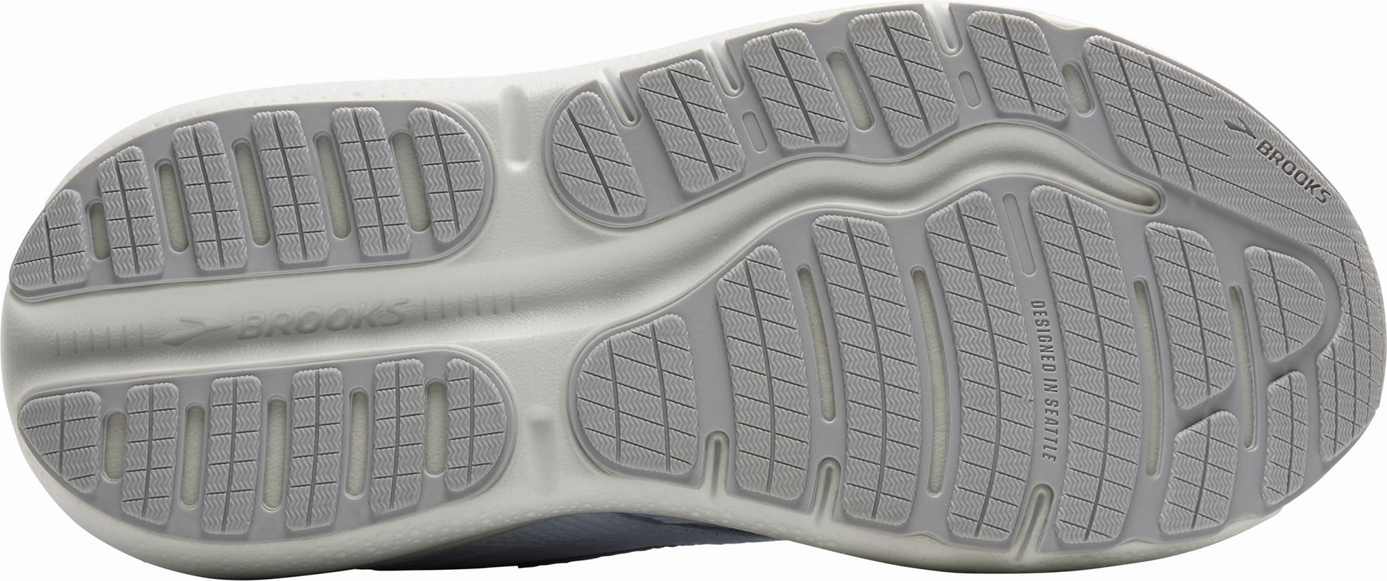 Brooks Ghost Max L Mens Walking Shoes - White anti - microbial lace - up