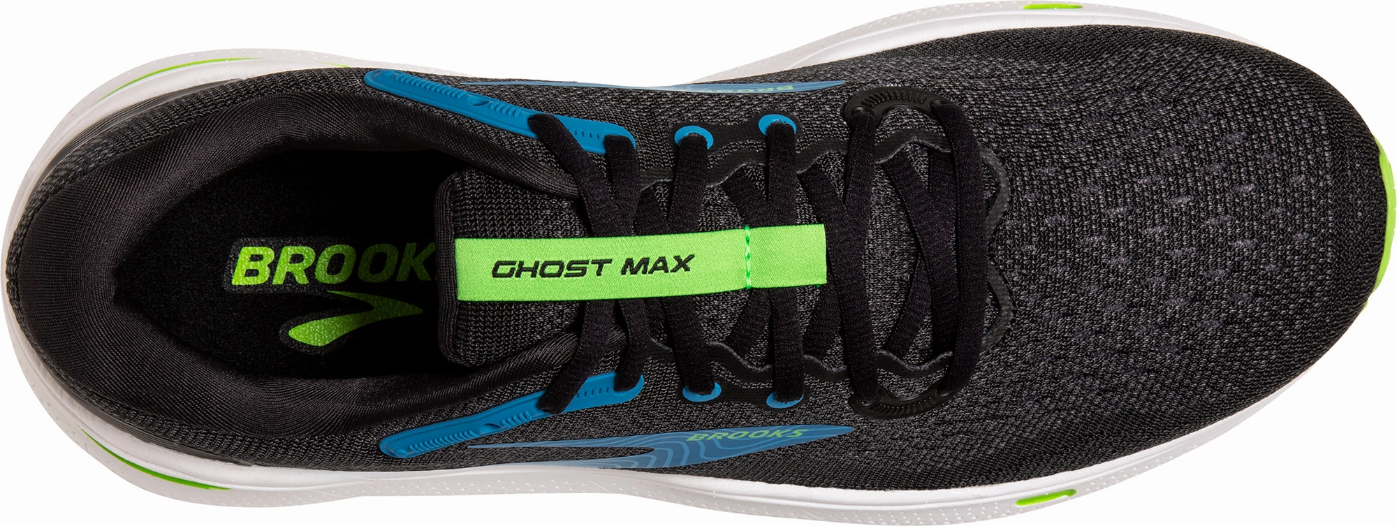 Confidence - boosting Posture Brooks Ghost Max Mens Running Shoes - Black