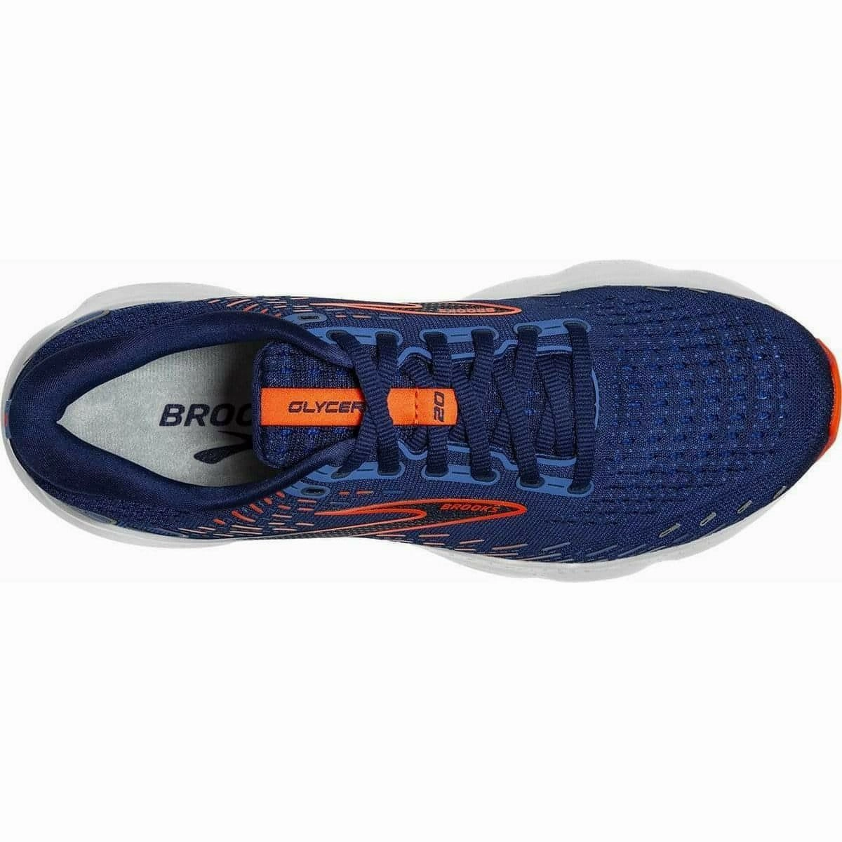 efficient - running Brooks Glycerin 20 Mens Running Shoes - Blue