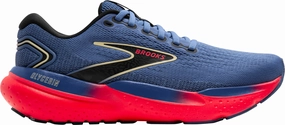Brooks Glycerin 21 Womens Running Shoes - Blue Pressure Mapping
