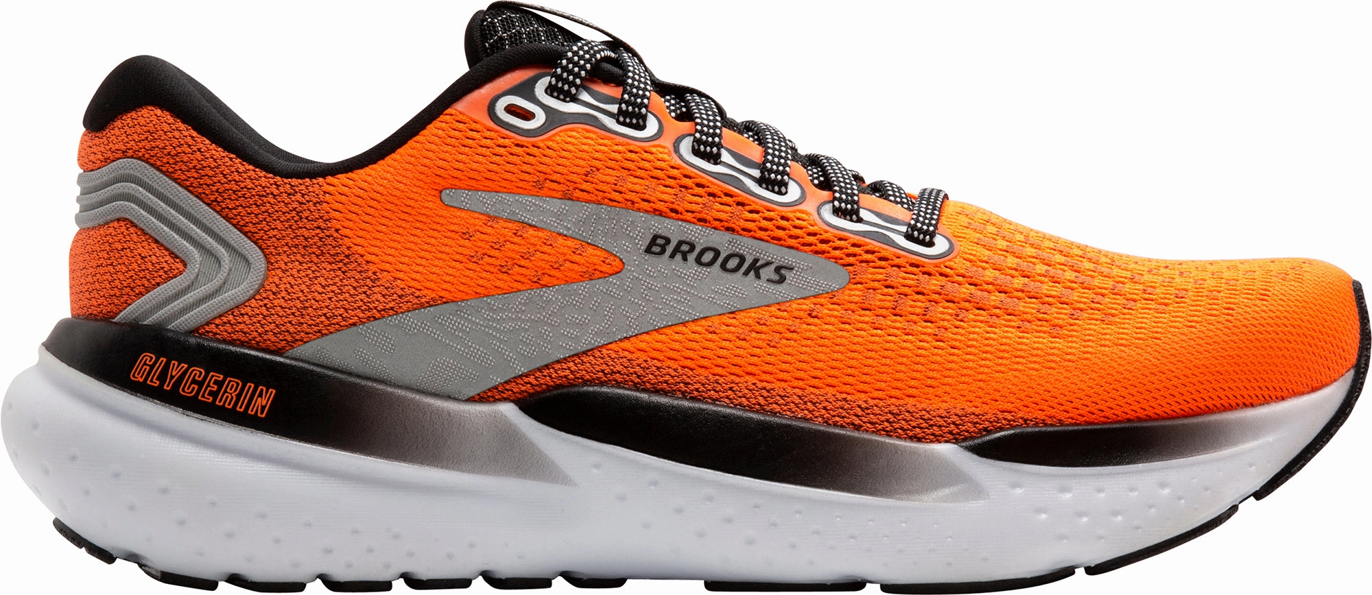 Brooks Glycerin 21 Womens Running Shoes - Orange warm weather running Bouncy Long Distance Cushioning