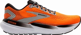 Brooks Glycerin 21 Womens Running Shoes - Orange warm weather running Bouncy Long Distance Cushioning