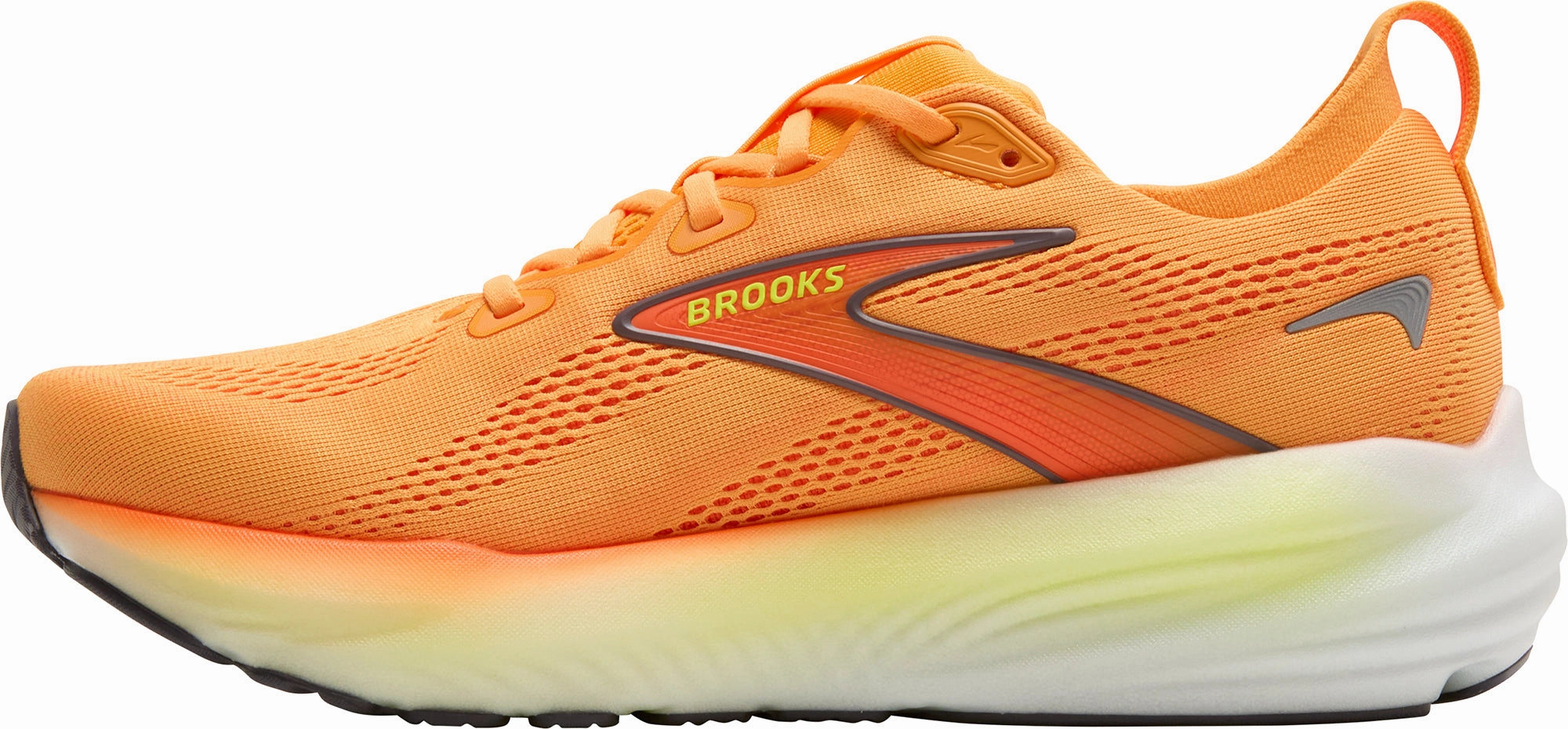 Comfort Technology Breathable Tongue Brooks Glycerin 22 Mens Running Shoes - Orange