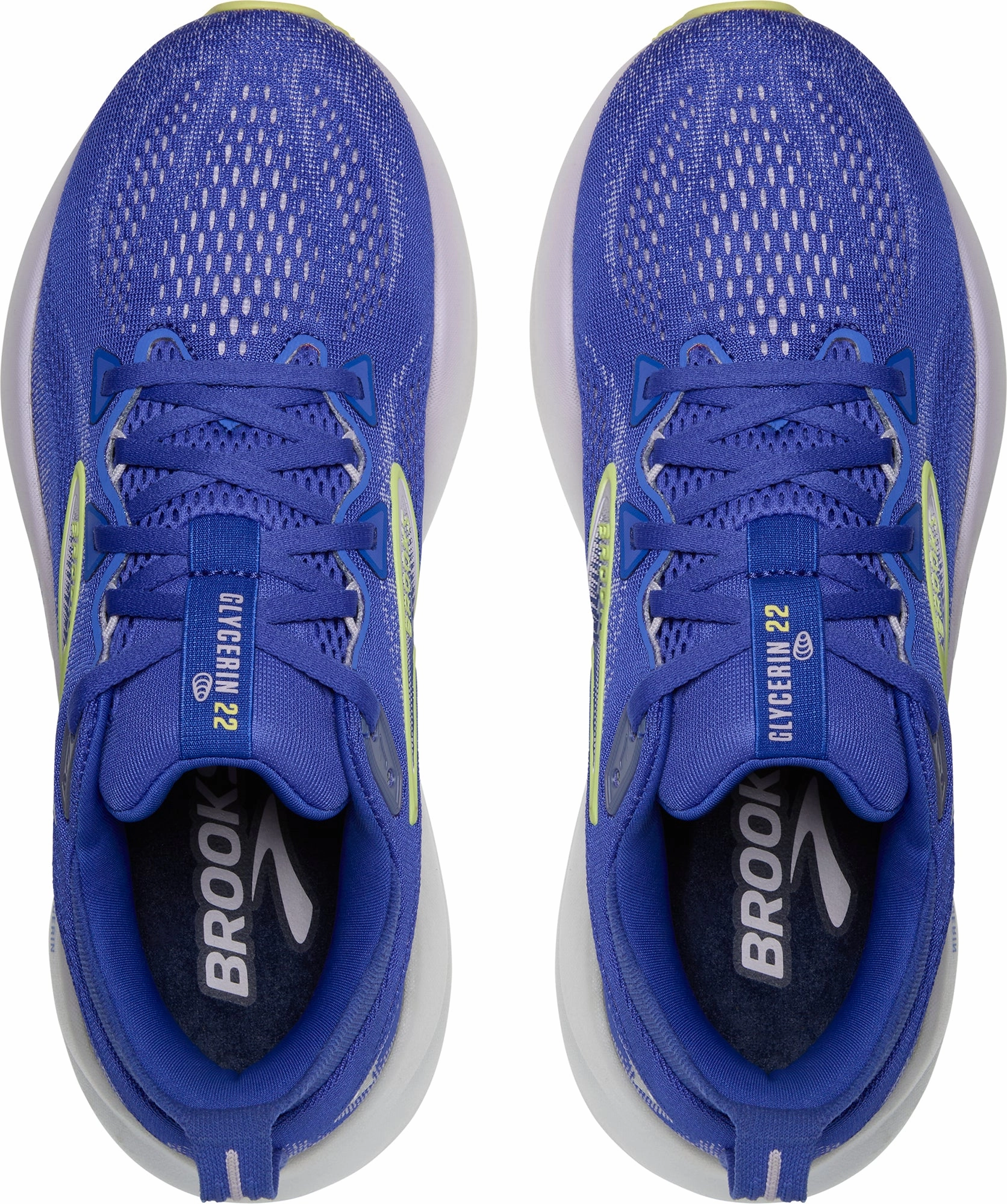Brooks Glycerin 22 Womens Running Shoes - Blue low - profile sole