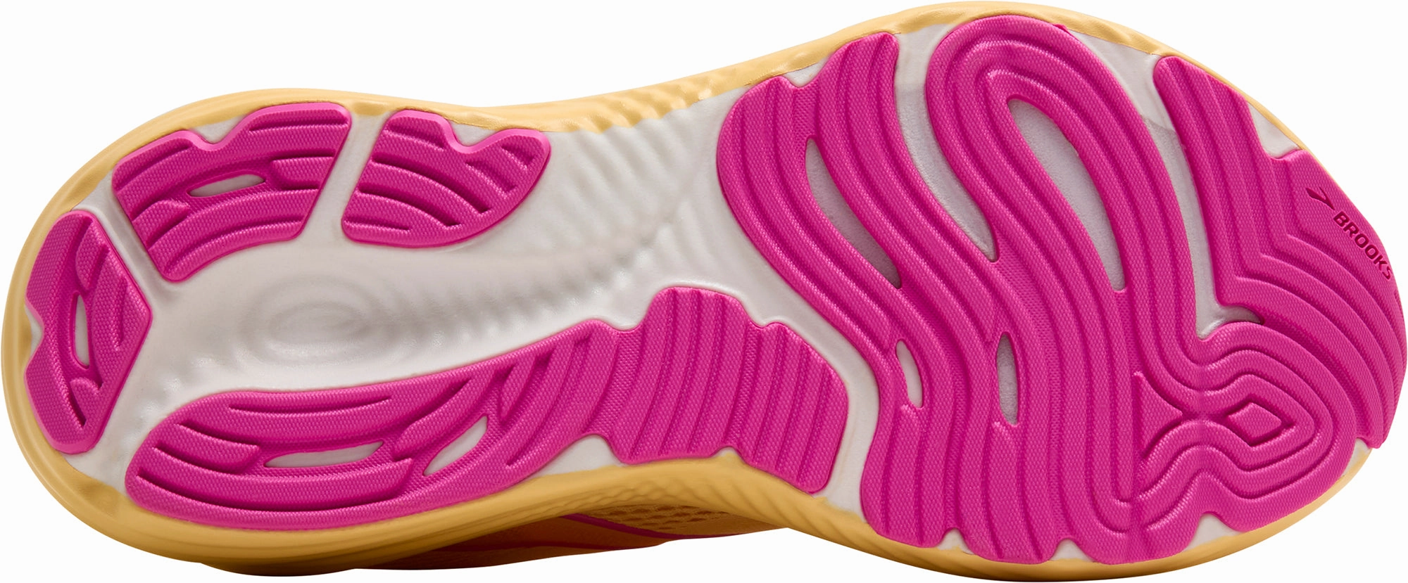 Treadmill Friendly Grip Athletic Footwear Brooks Glycerin 22 Womens Running Shoes - Orange