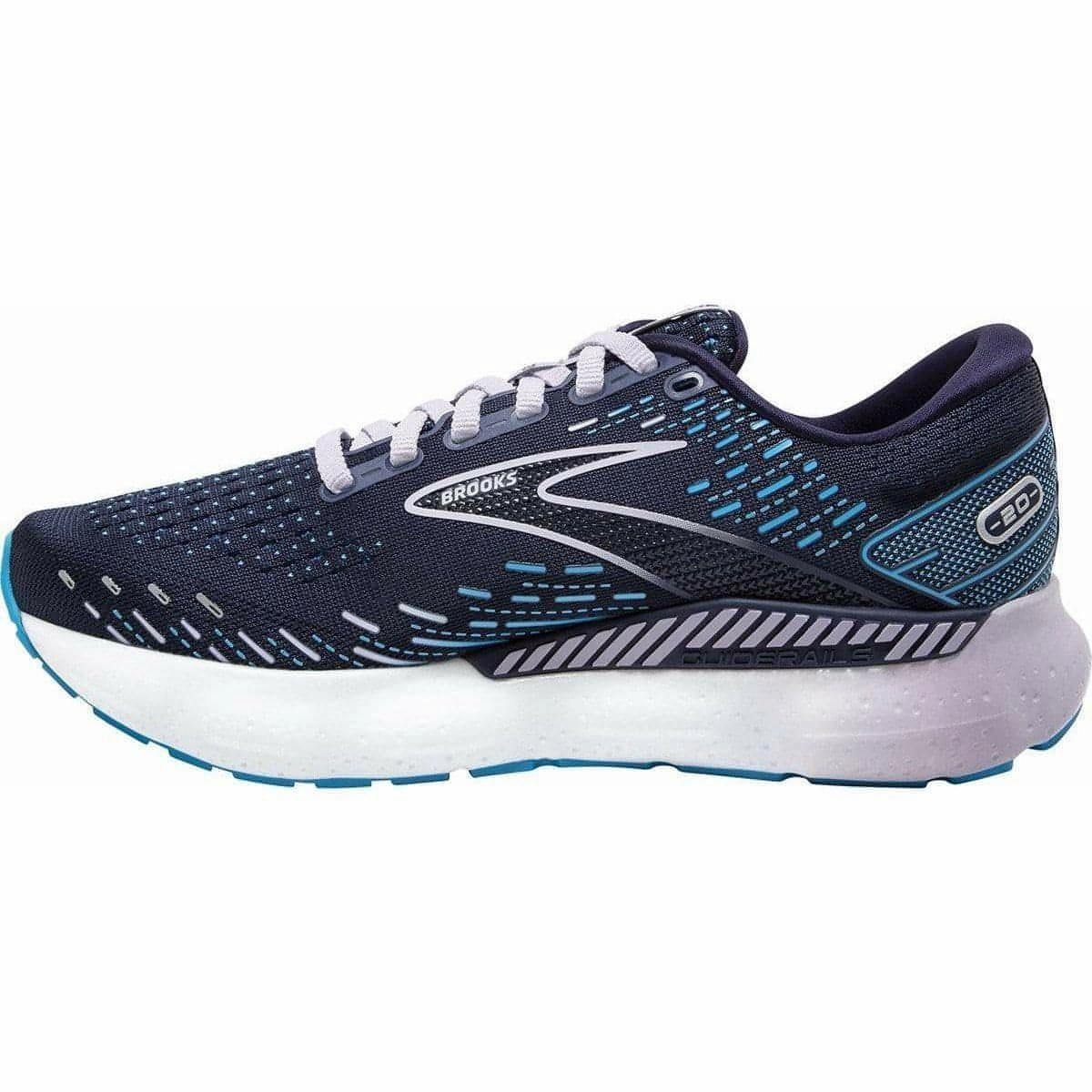 interval - training military - training running shoes Brooks Glycerin GTS 20 Womens Running Shoes - Blue