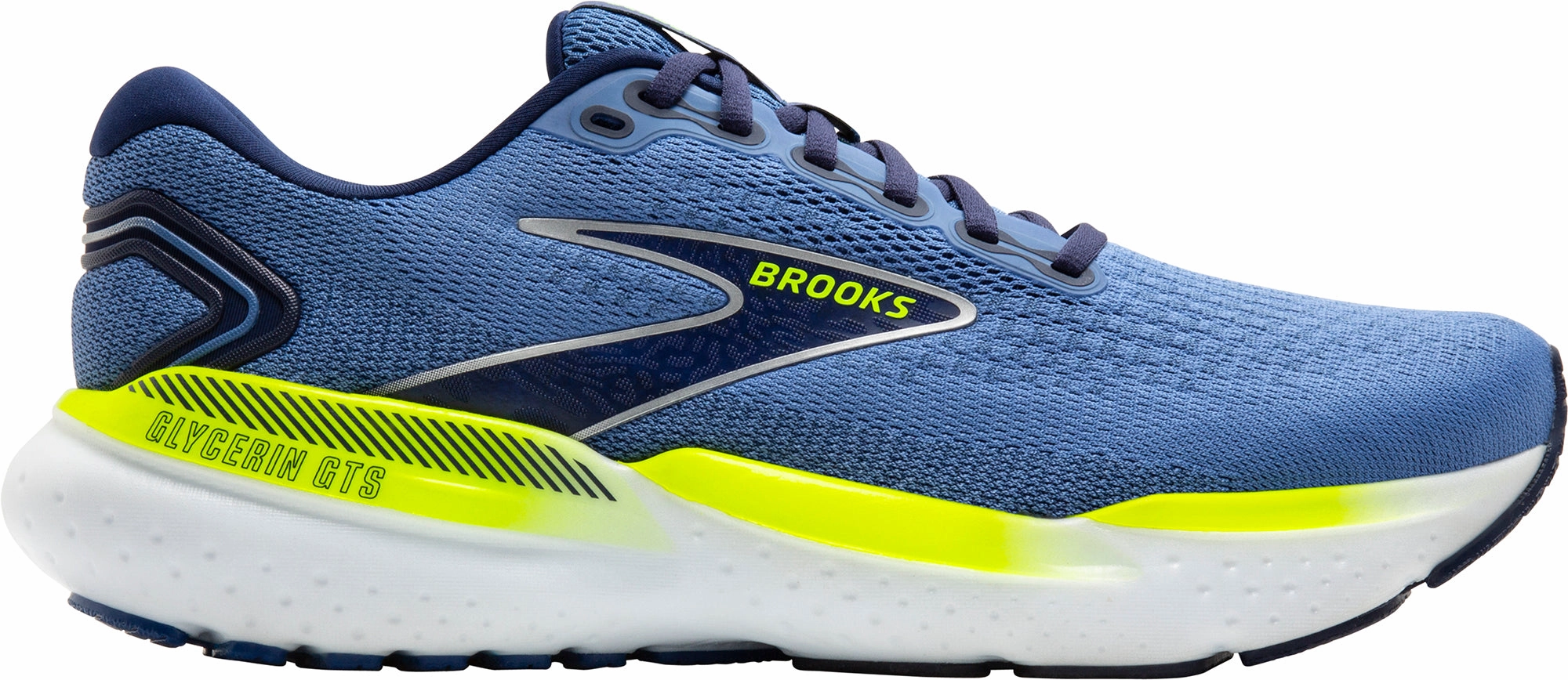 Brooks Glycerin GTS 21 Mens Running Shoes - Blue mountain - running Jogging Comfort