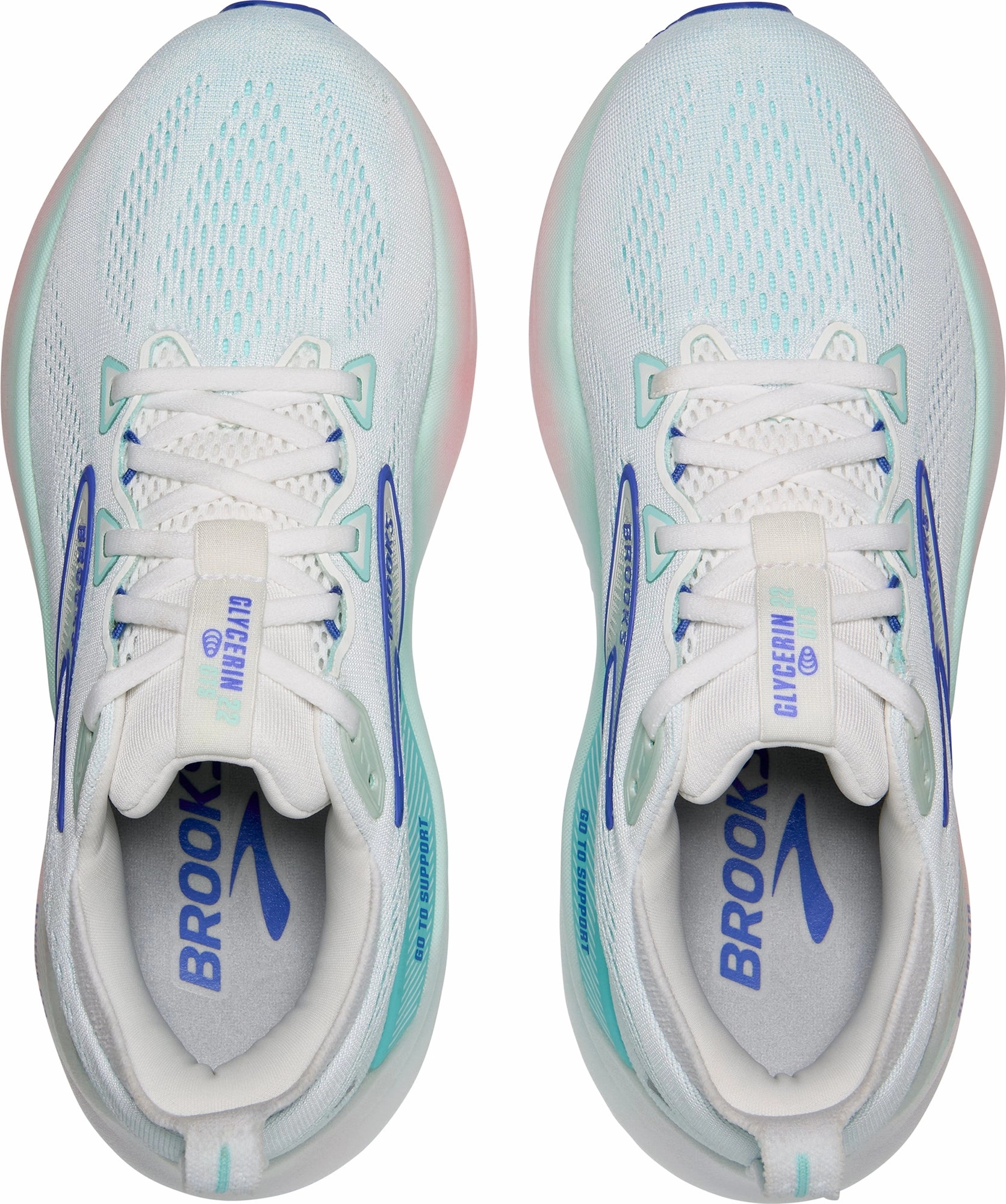 active - living Brooks Glycerin GTS 22 Womens Running Shoes - Green