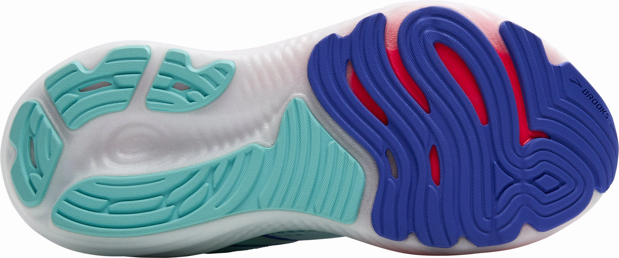 Brooks Glycerin GTS 22 Womens Running Shoes - Green running with a GPS watch Adaptive Lacing Mechanism