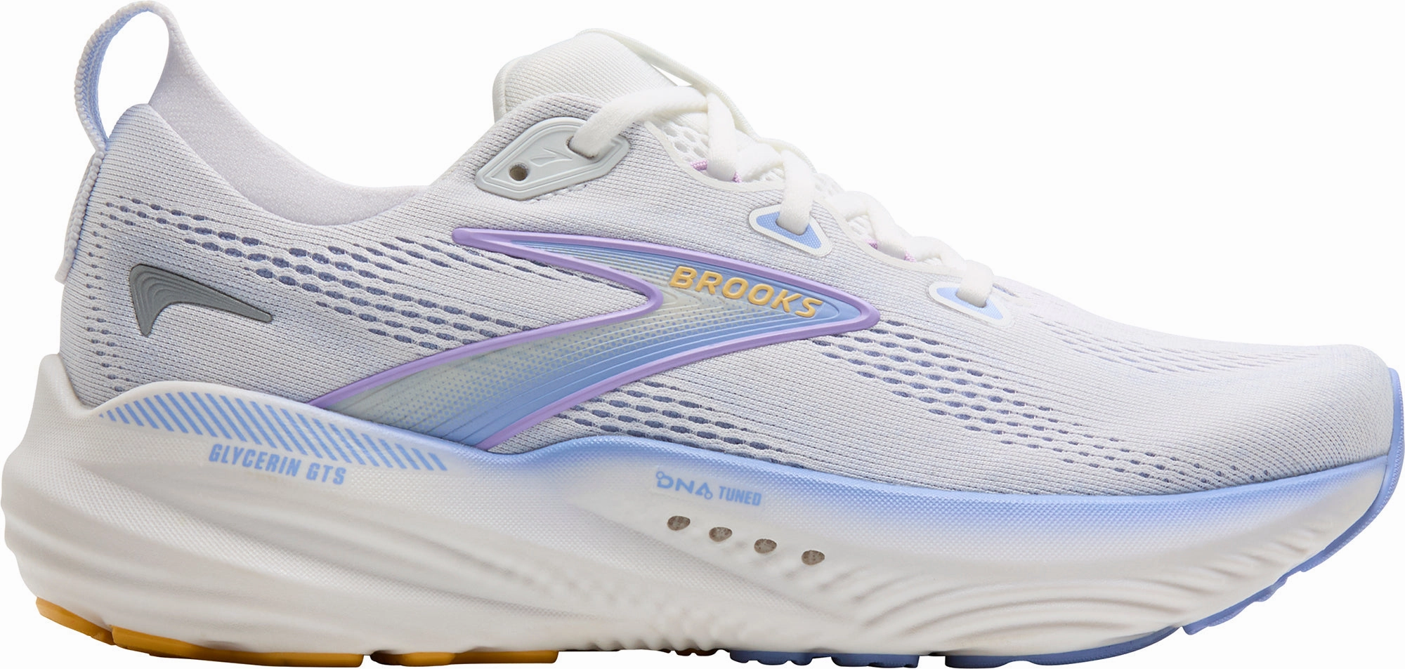 Brooks Glycerin GTS 22 Womens Running Shoes - White high - tech running shoes