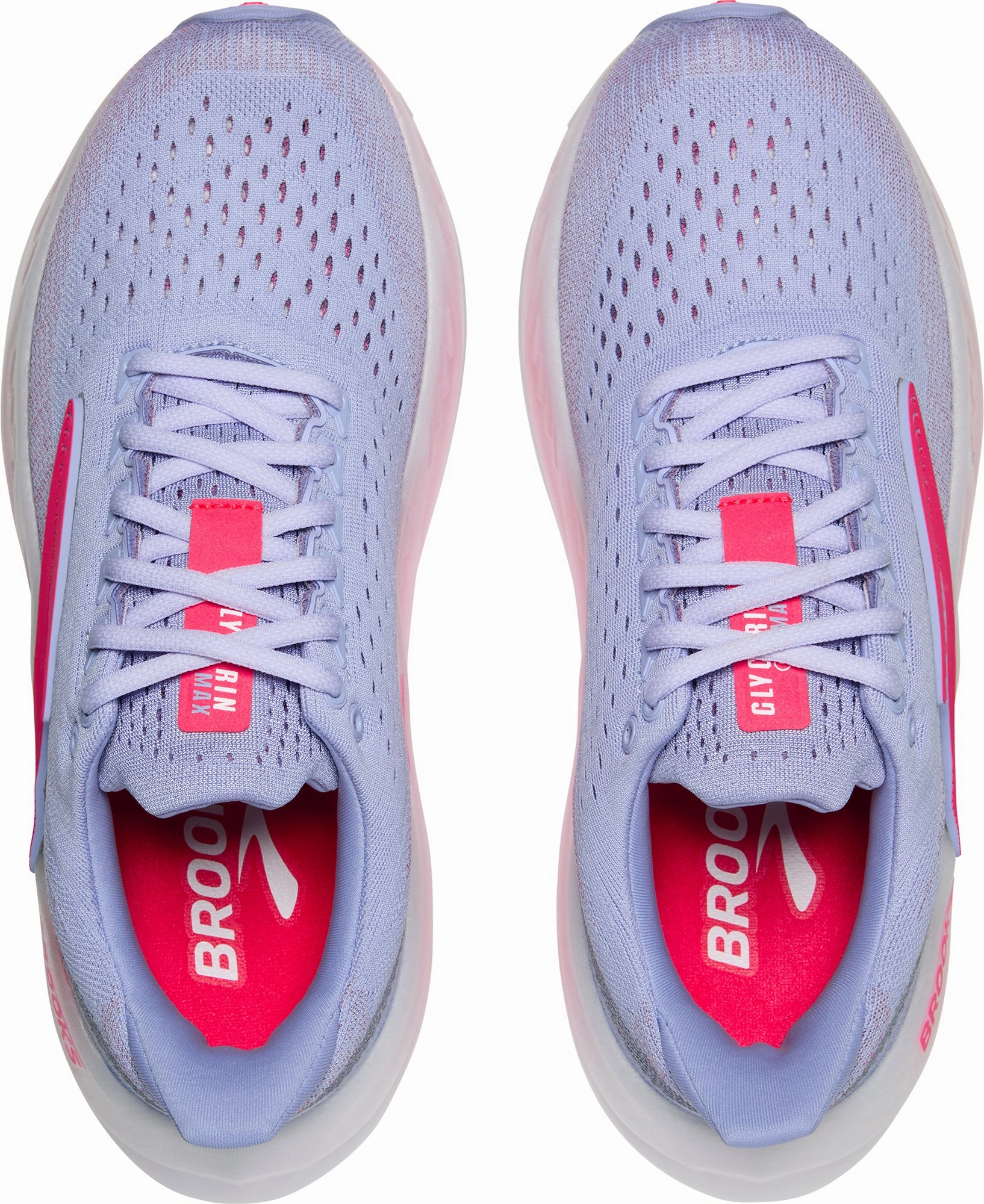 fabric upper shoes Energy Cells Brooks Glycerin Max Womens Running Shoes - Blue