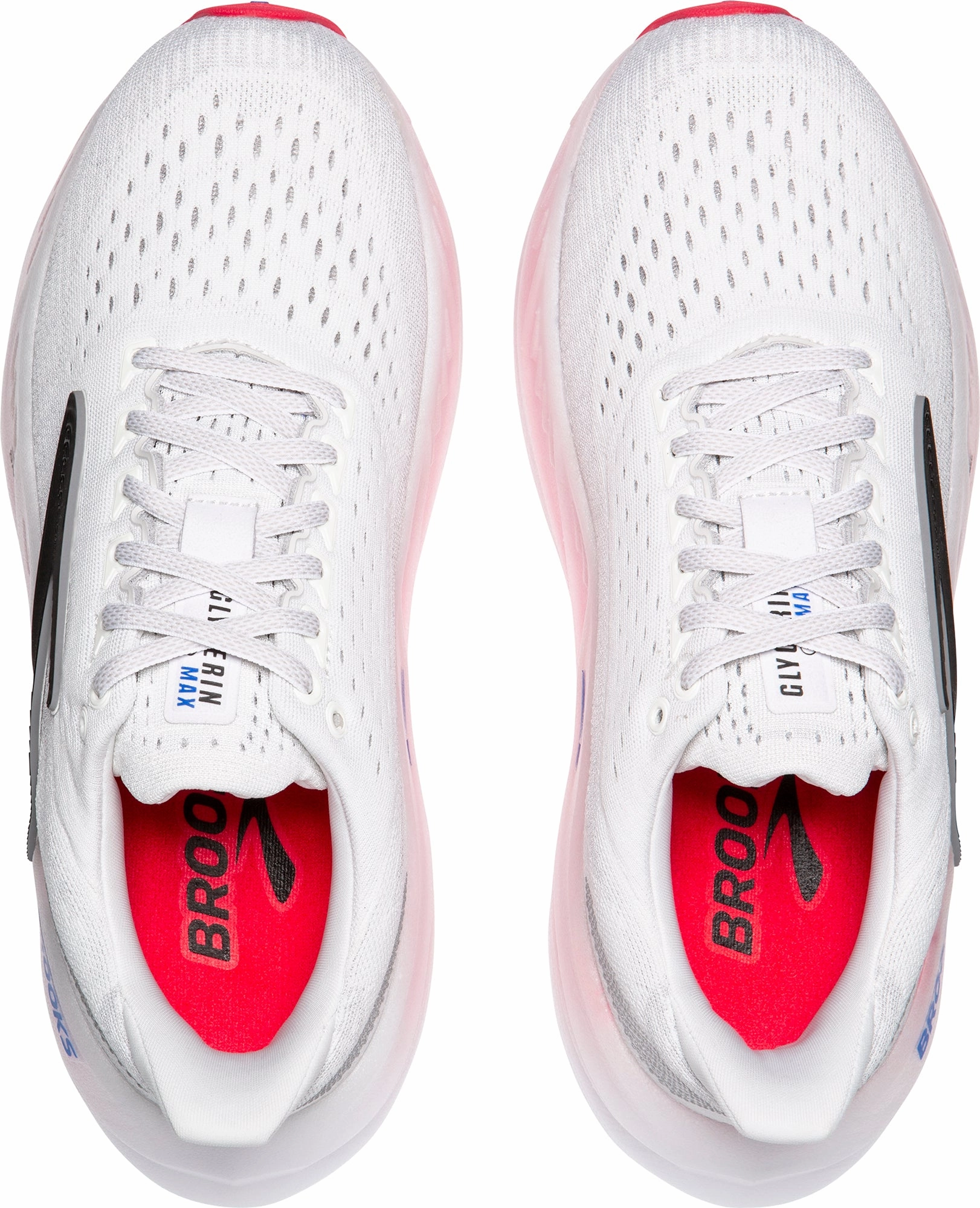 mid - top shoe variety jogging shoe equivalent Brooks Glycerin Max Womens Running Shoes - White