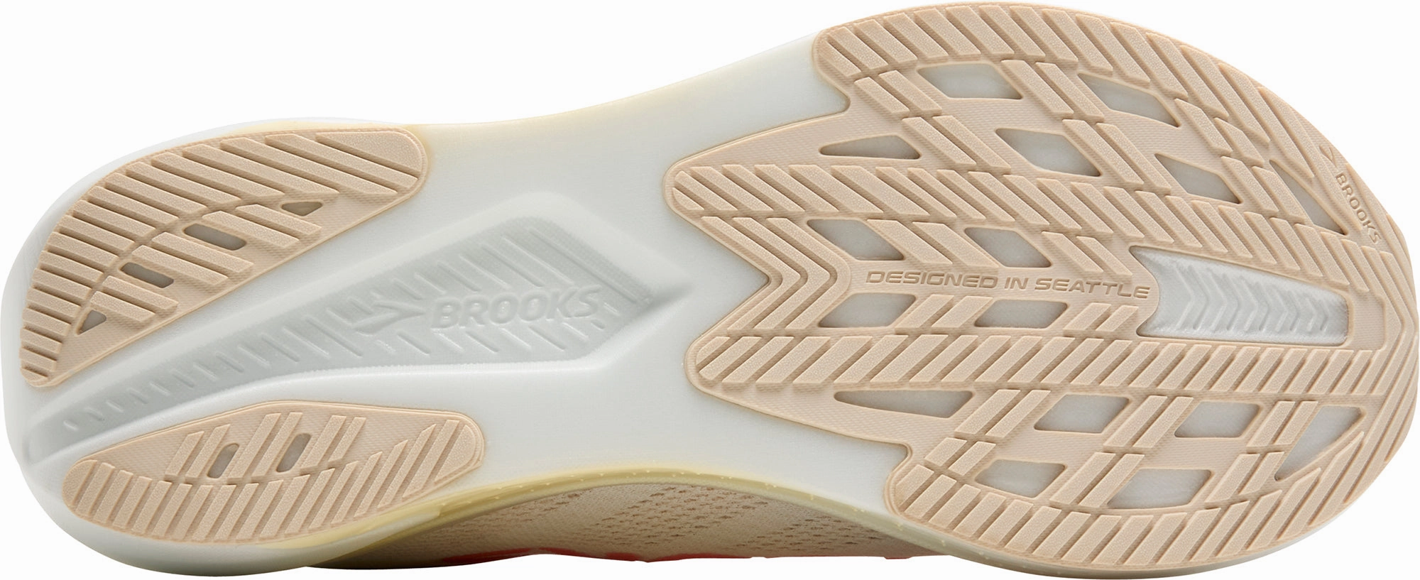 Supportive TPU Frame Tensile Web Support Brooks Hyperion 2 Womens Running Shoes - White