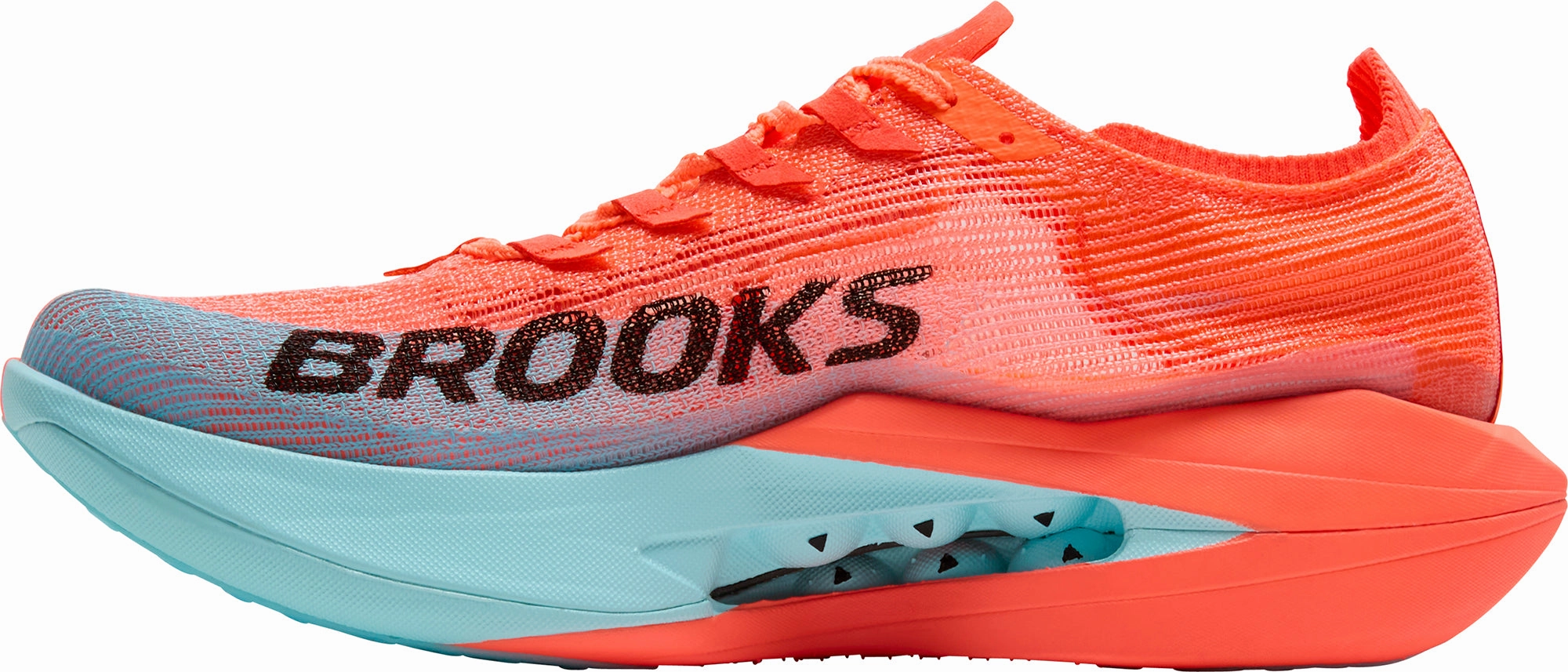 Brooks Hyperion Elite 5 Running Shoes - Pink Multi Layer Cushion running on track
