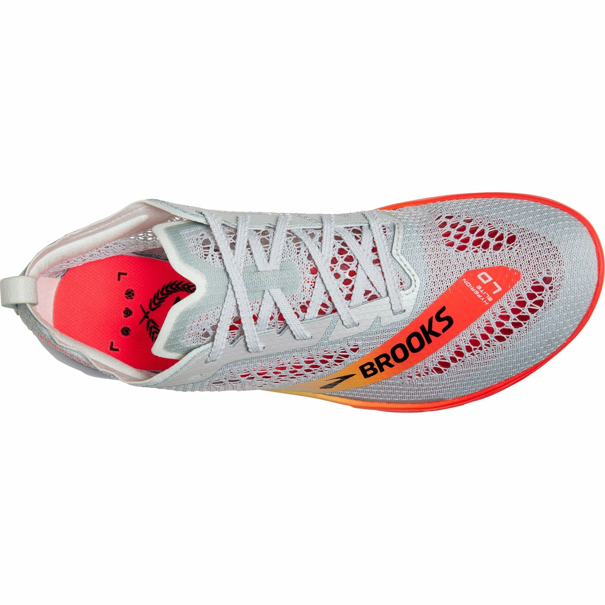 Brooks Hyperion Elite LD Running Spikes - Grey Tactical Grip Pro Flex