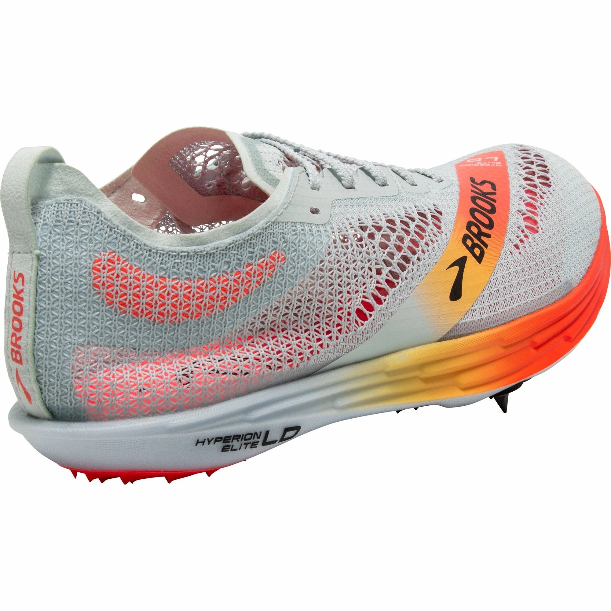 match day Fitness routine Brooks Hyperion Elite LD Running Spikes - Grey