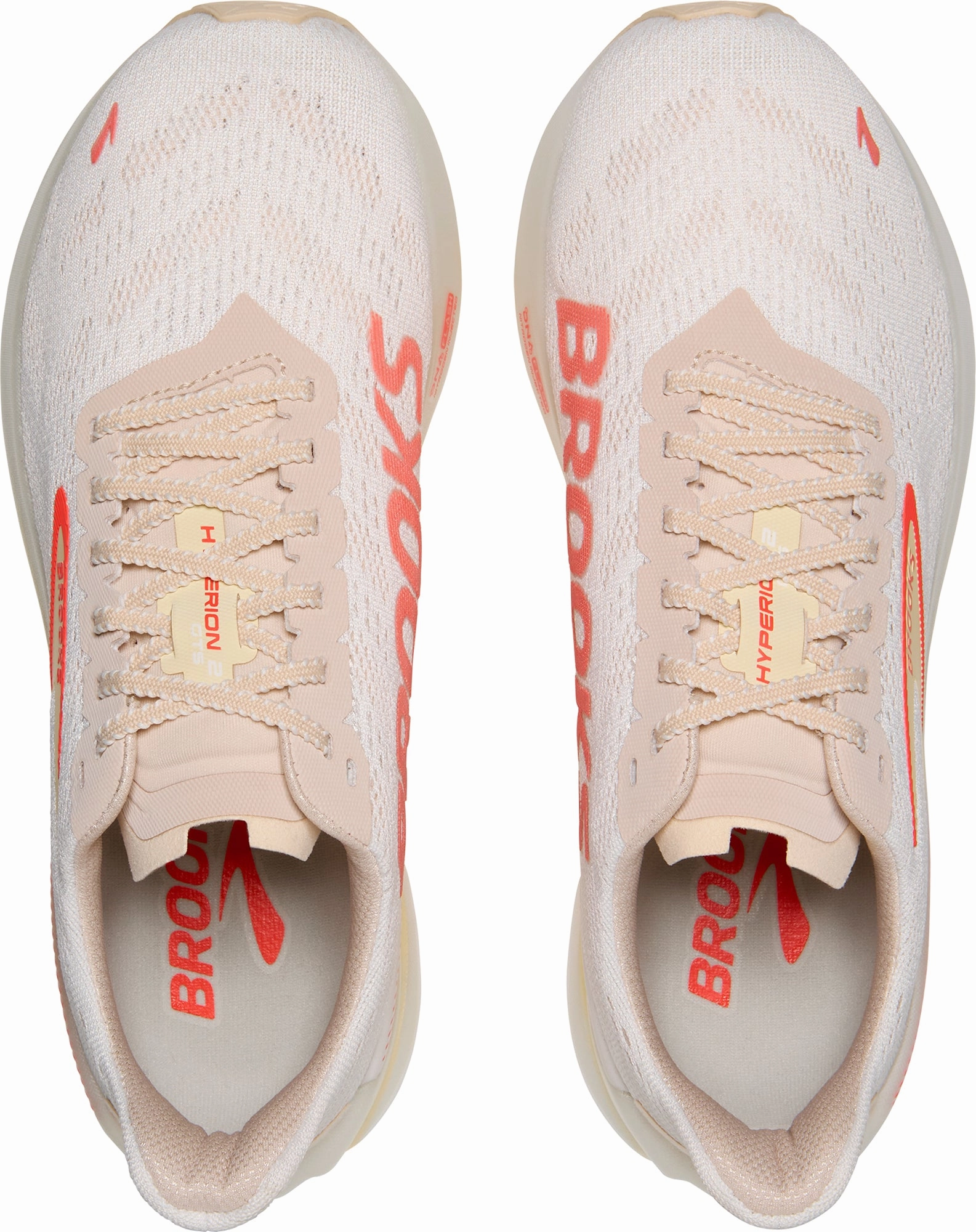 Brooks Hyperion GTS 2 Womens Running Shoes - Orange Airflow Ventilation Tech running in hot weather shoes