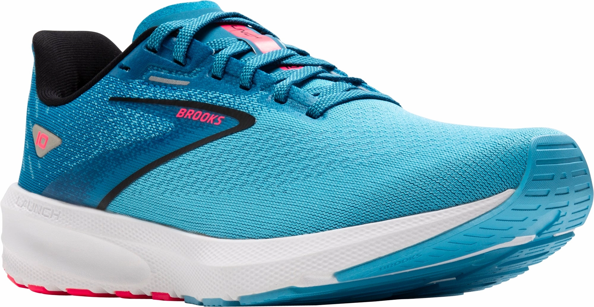 Brooks Launch 10 Womens Running Shoes - Blue Indoor Running Lightweight TPU Frame