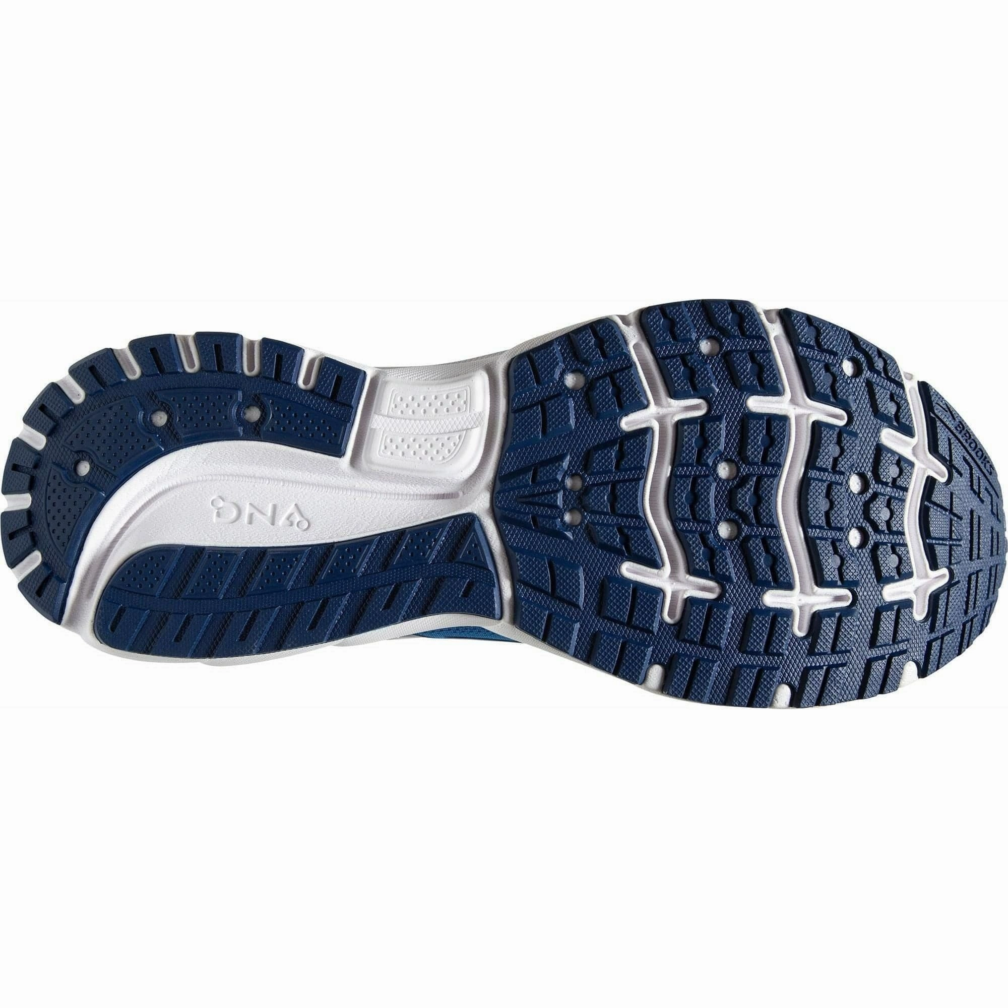Rolling Motion Tech Ultra Cushion Collar Brooks Trace 2 Mens Running Shoes - Blue