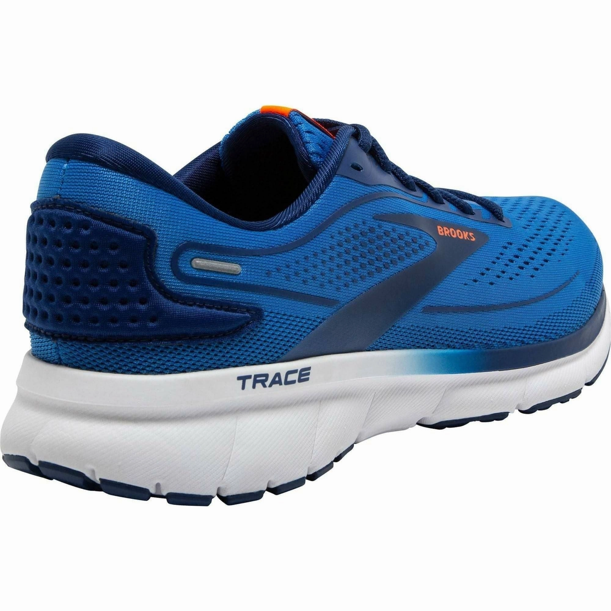Slip Resistance stretchy upper shoes Brooks Trace 2 Mens Running Shoes - Blue