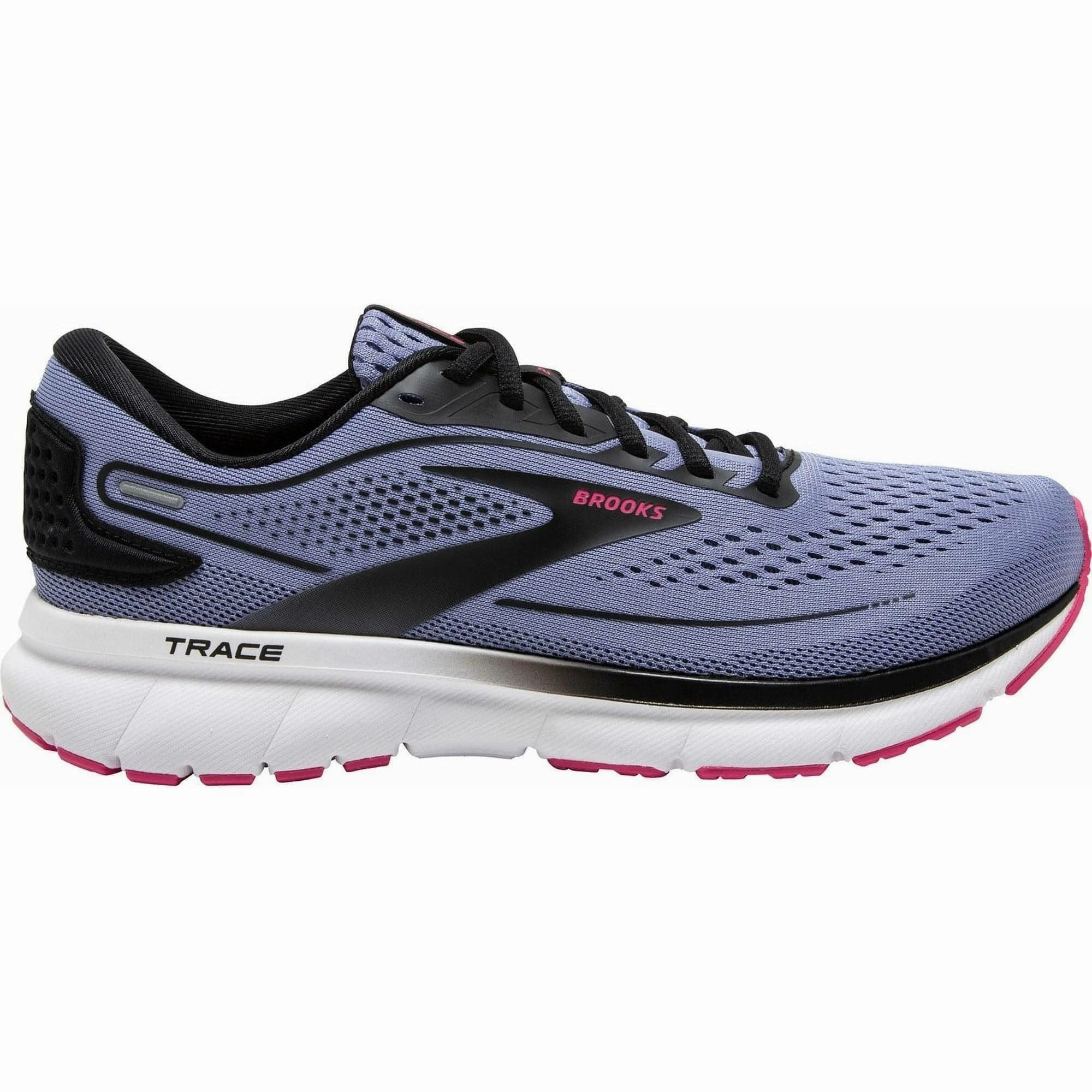 Brooks Trace 2 Womens Running Shoes - Purple Dynamic Fit System High Traction Tread