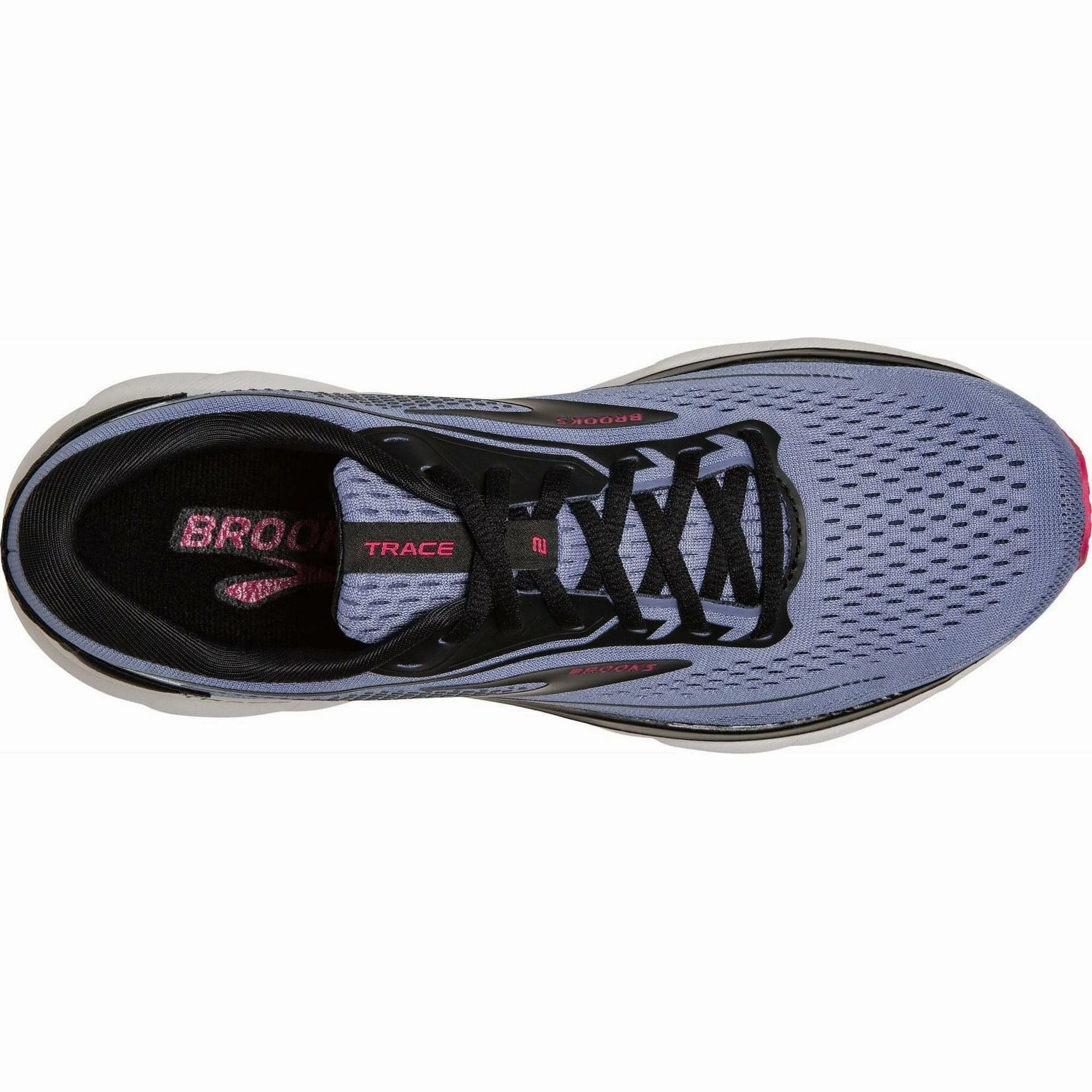 Brooks Trace 2 Womens Running Shoes - Purple Abrasion Resistant Upper