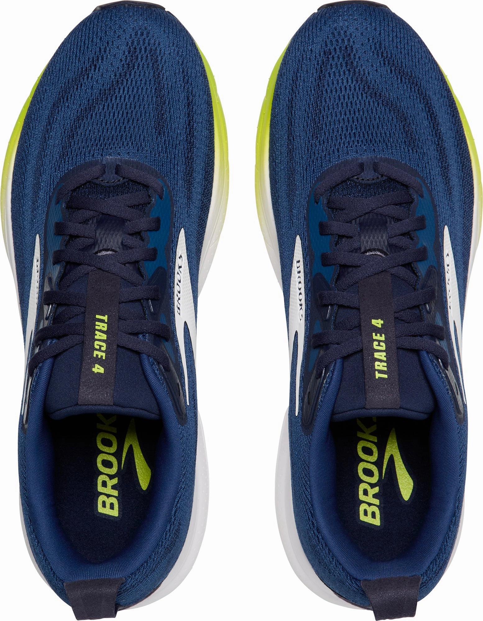 Brooks Trace 4 Mens Running Shoes - Blue Insoles