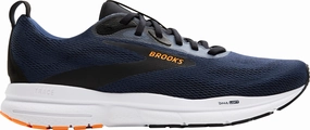 Brooks Trace 4 Mens Running Shoes - Blue running in a charity run shoes casual appearance