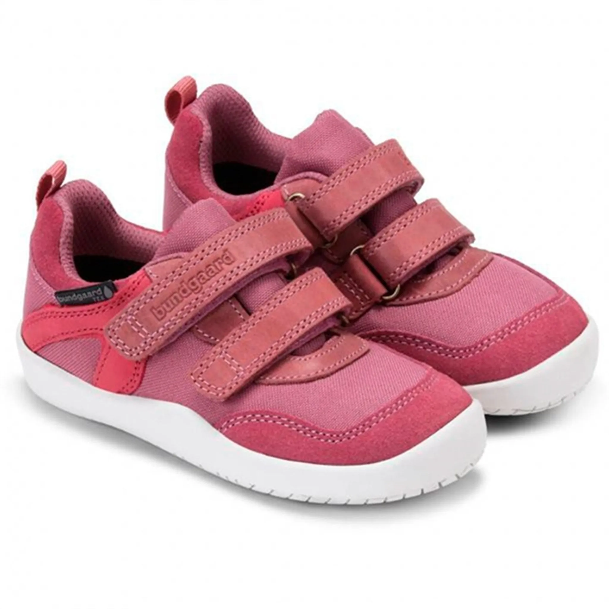 Knit Fabric Bundgaard Bennie Strap TEX Sneakers Dark Rose WS