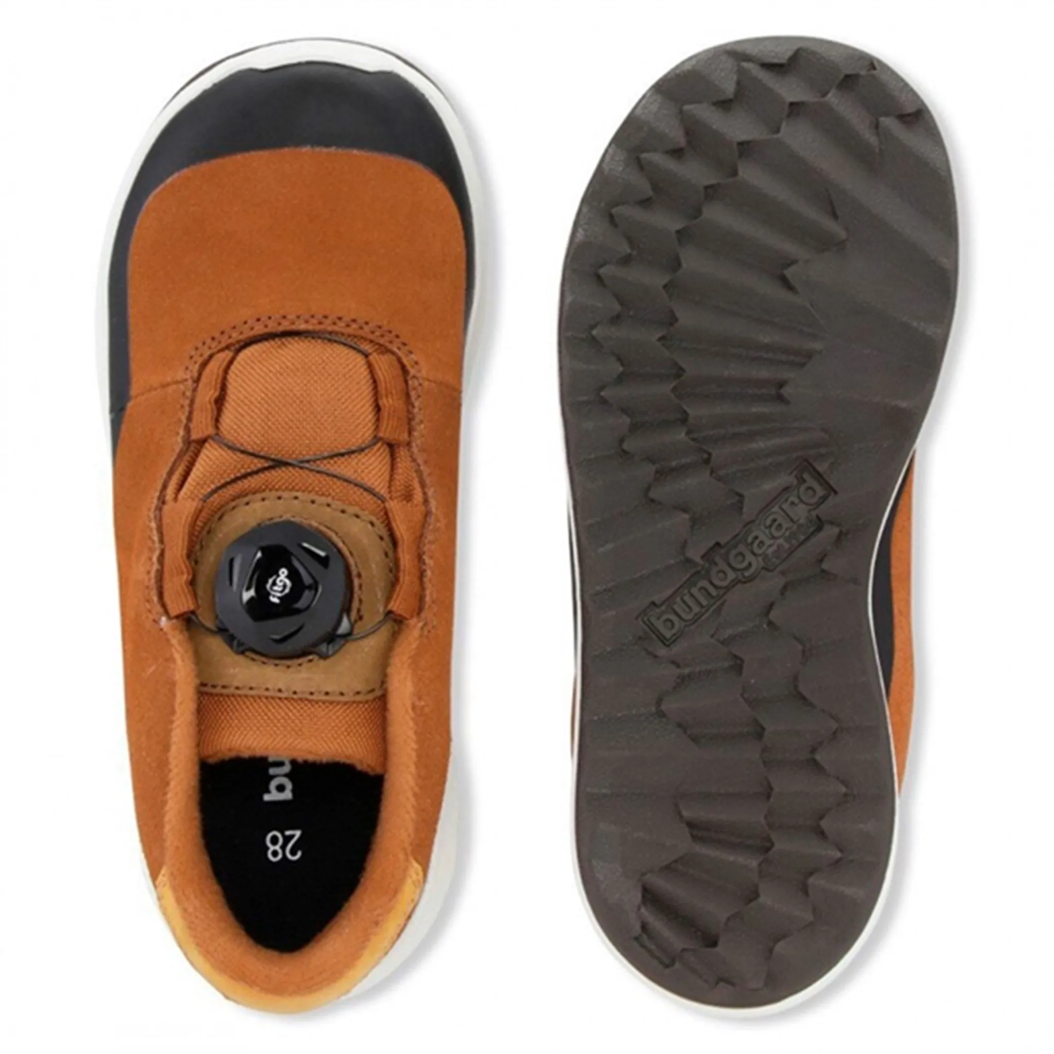 Bundgaard Dannie Lace TEX Sneakers Tan Suede Sustainable Material Blend