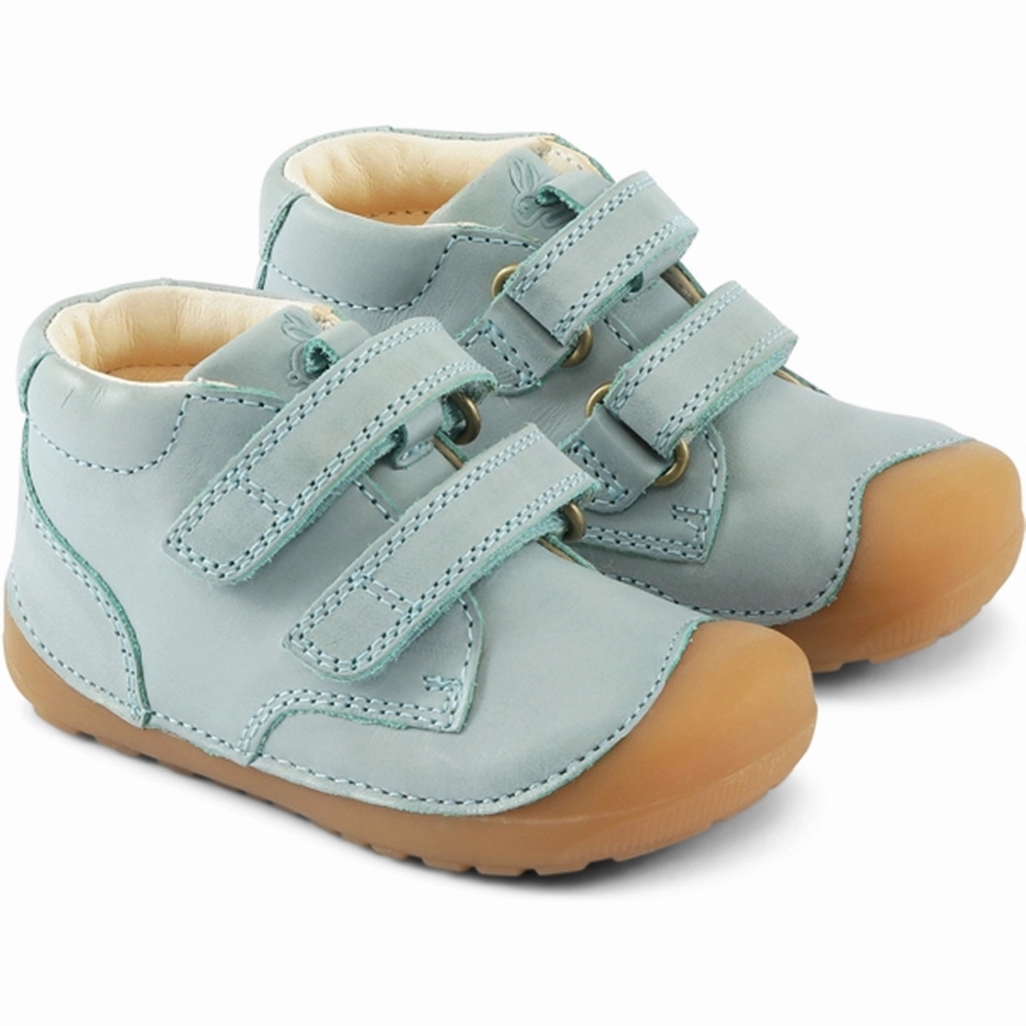 Bundgaard Begyndersko Petit Strap Jeans Mint durable soles Multi Density Foam