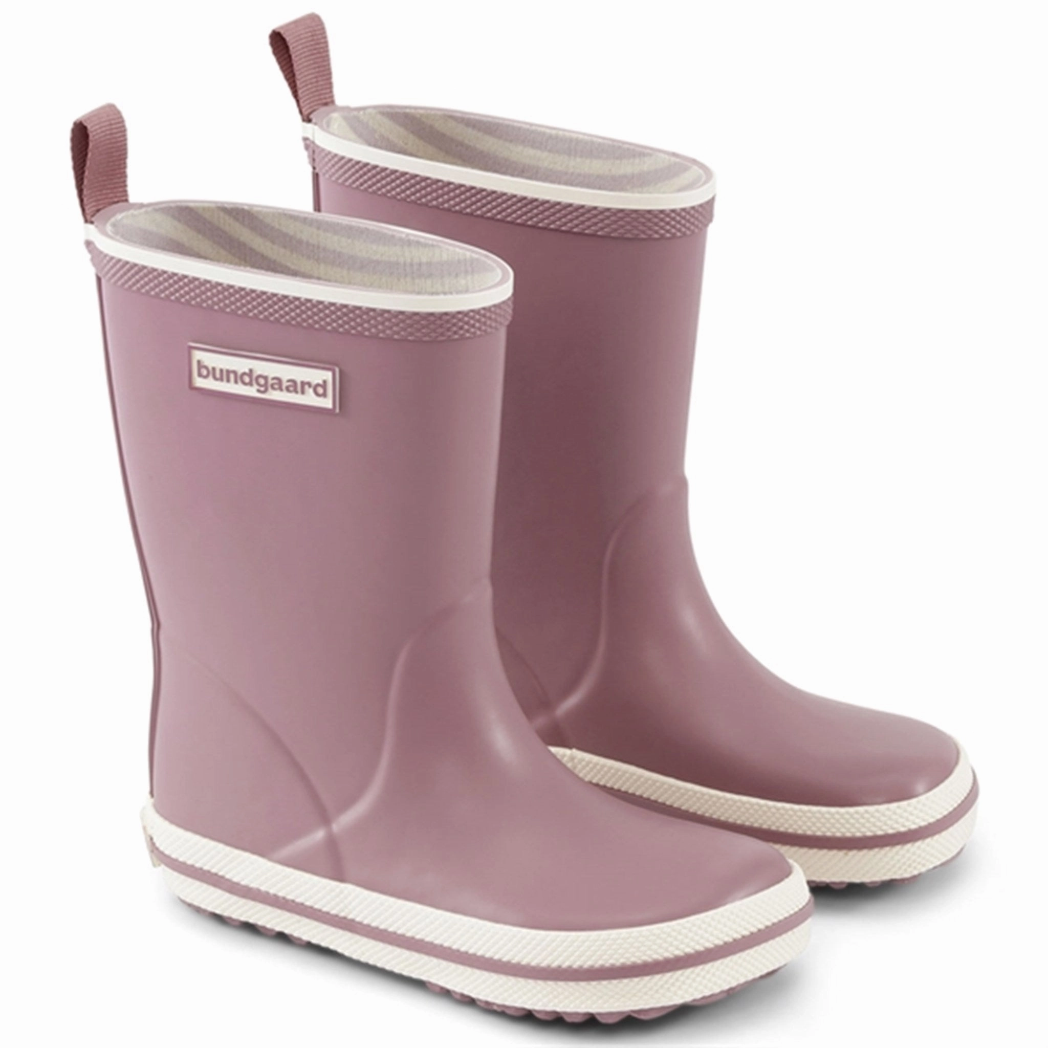 High Traction Morning Walk Terrain Tested Bundgaard Charly High Rubber Boot Dark Rose