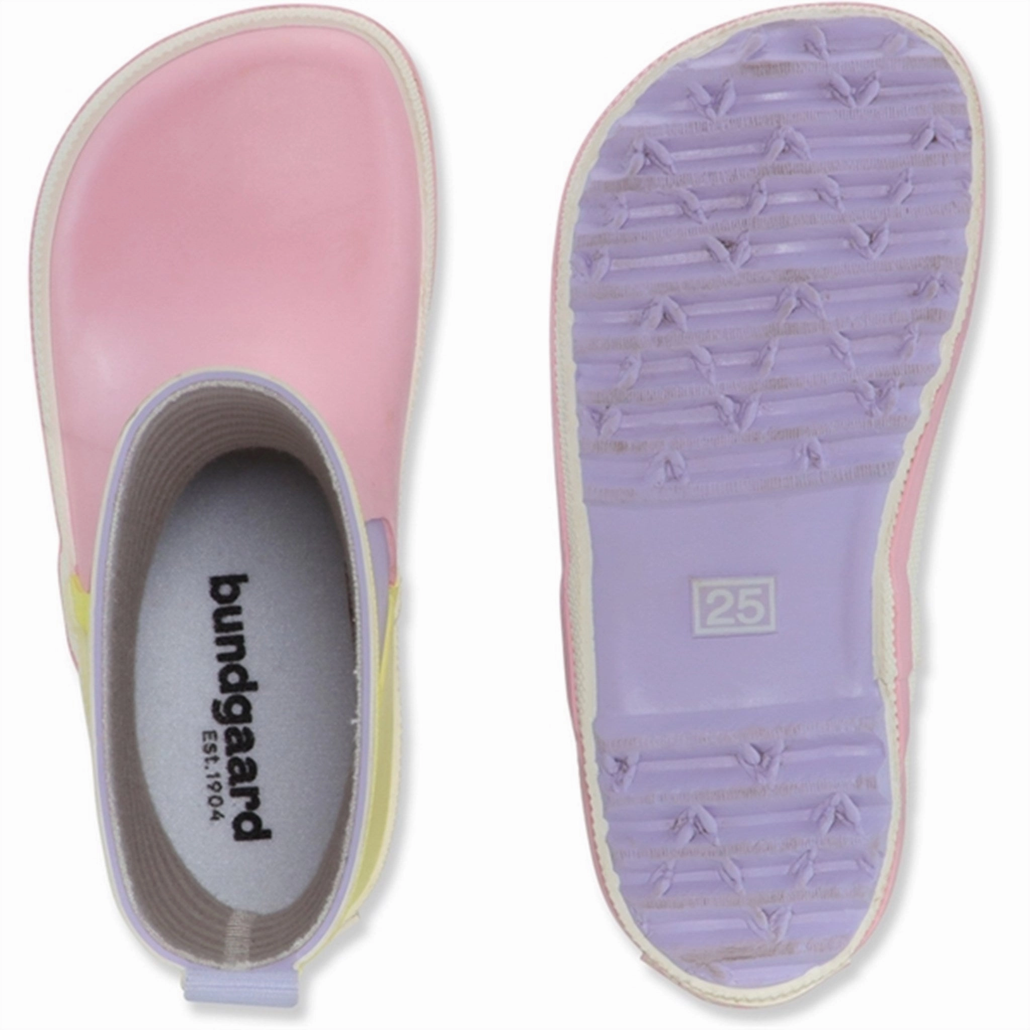 Tough Build Bundgaard Charly High Rubber Boot Lilac Multi Print