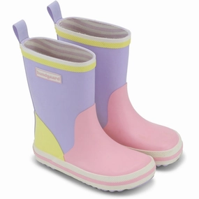 Cold   Resistant Bundgaard Charly High Rubber Boot Lilac Multi Print