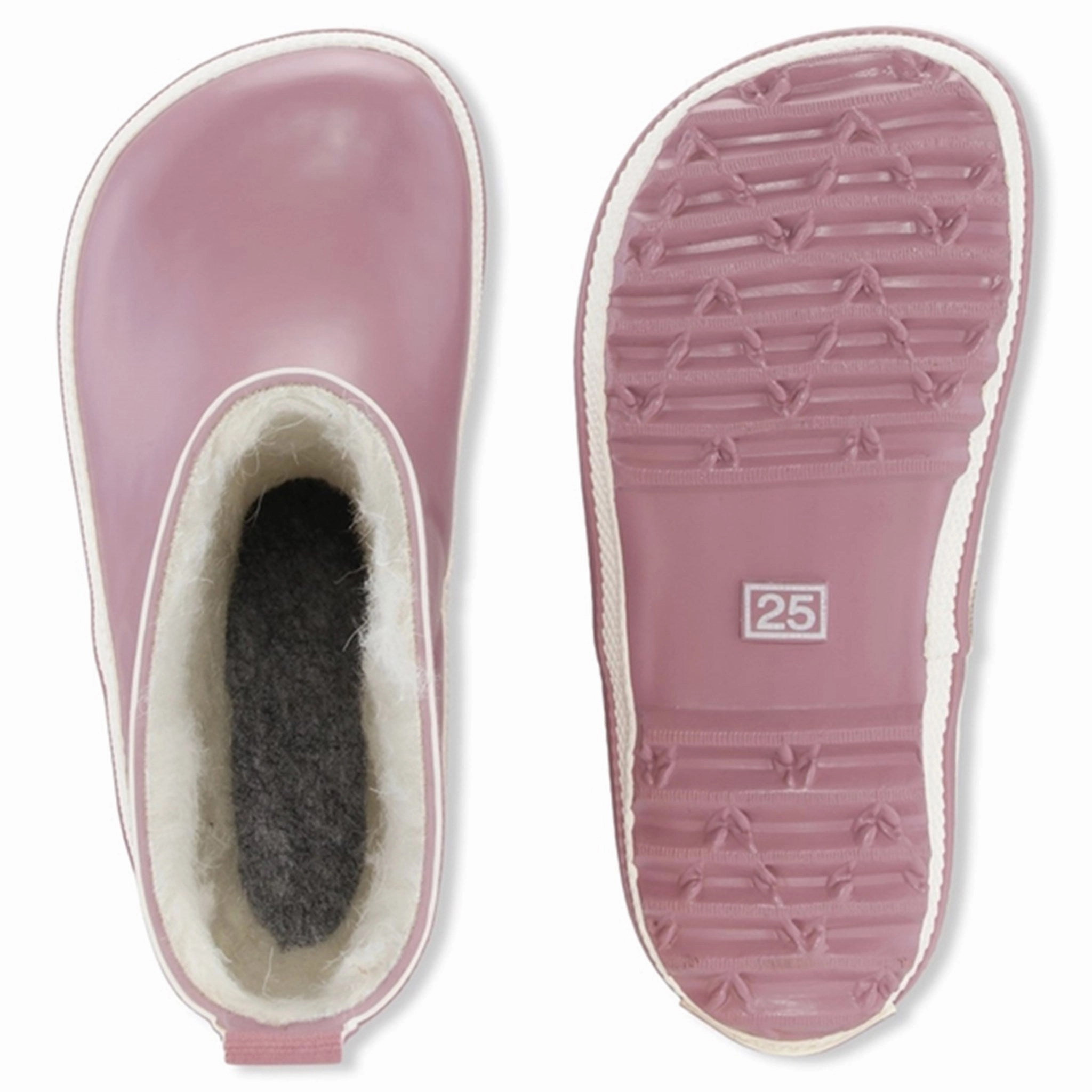 Ski Enthusiast Bundgaard Charly High Warm Rubber Boots Dark Rose