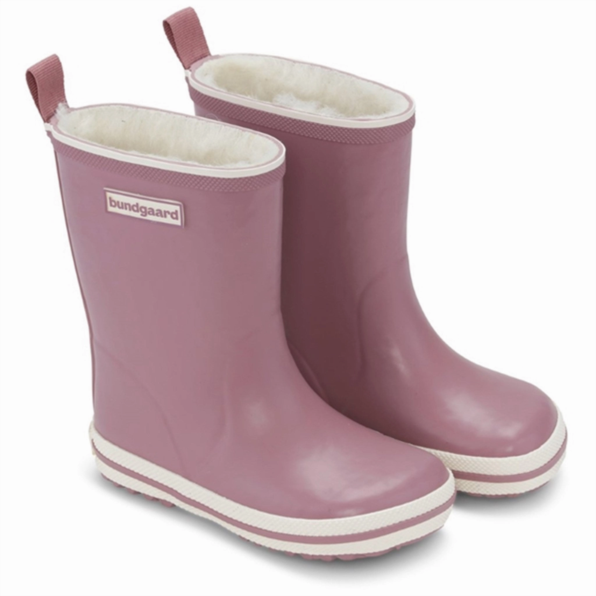 Breathable Interior Bundgaard Charly High Warm Rubber Boots Dark Rose