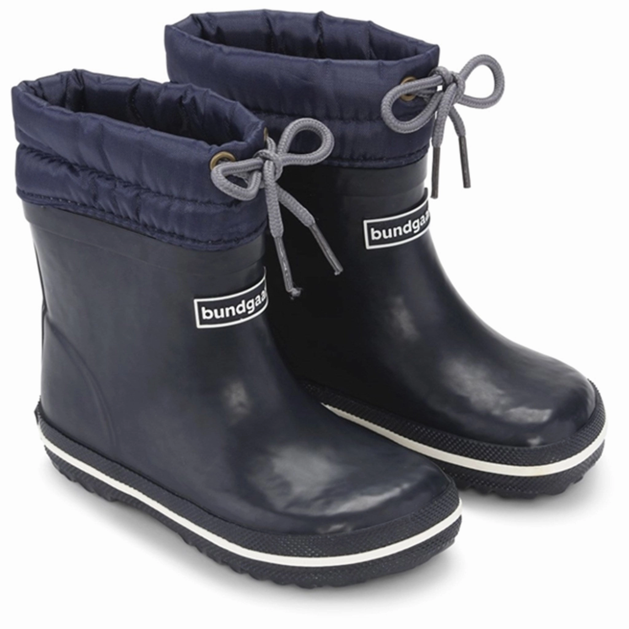 Eco Material Functional Minimalist Bundgaard Cirro Low Warm Rubber Boots Navy