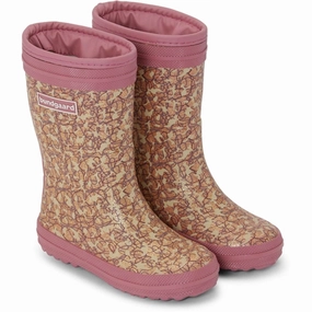 ground grip Weekend Wear Bundgaard Cloudy High Warm Rubber Boot Rose Mili