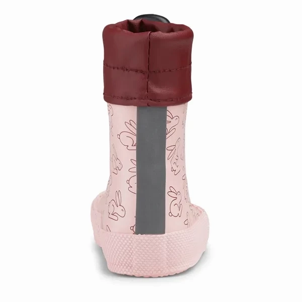 Mud Resistant Stylish Explorer Bundgaard Cover Rubber Boot Rabbit Rose