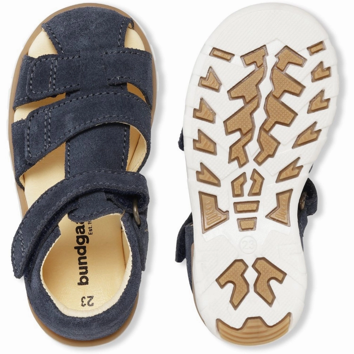 Bundgaard Navy Sofus Beach Sandals Open Toe Design